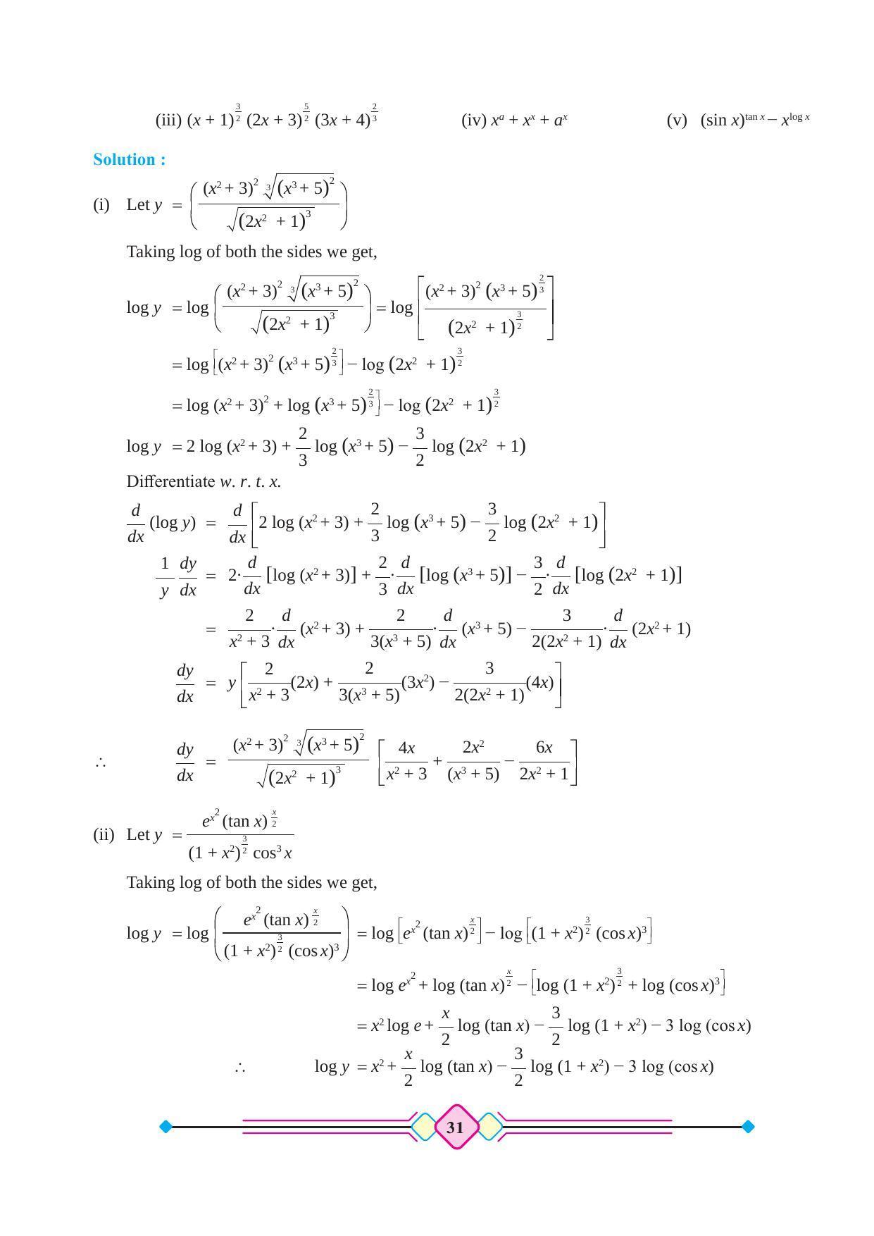 Maharashtra Board Class 12 Maths (Part 2) Textbook - Page 41