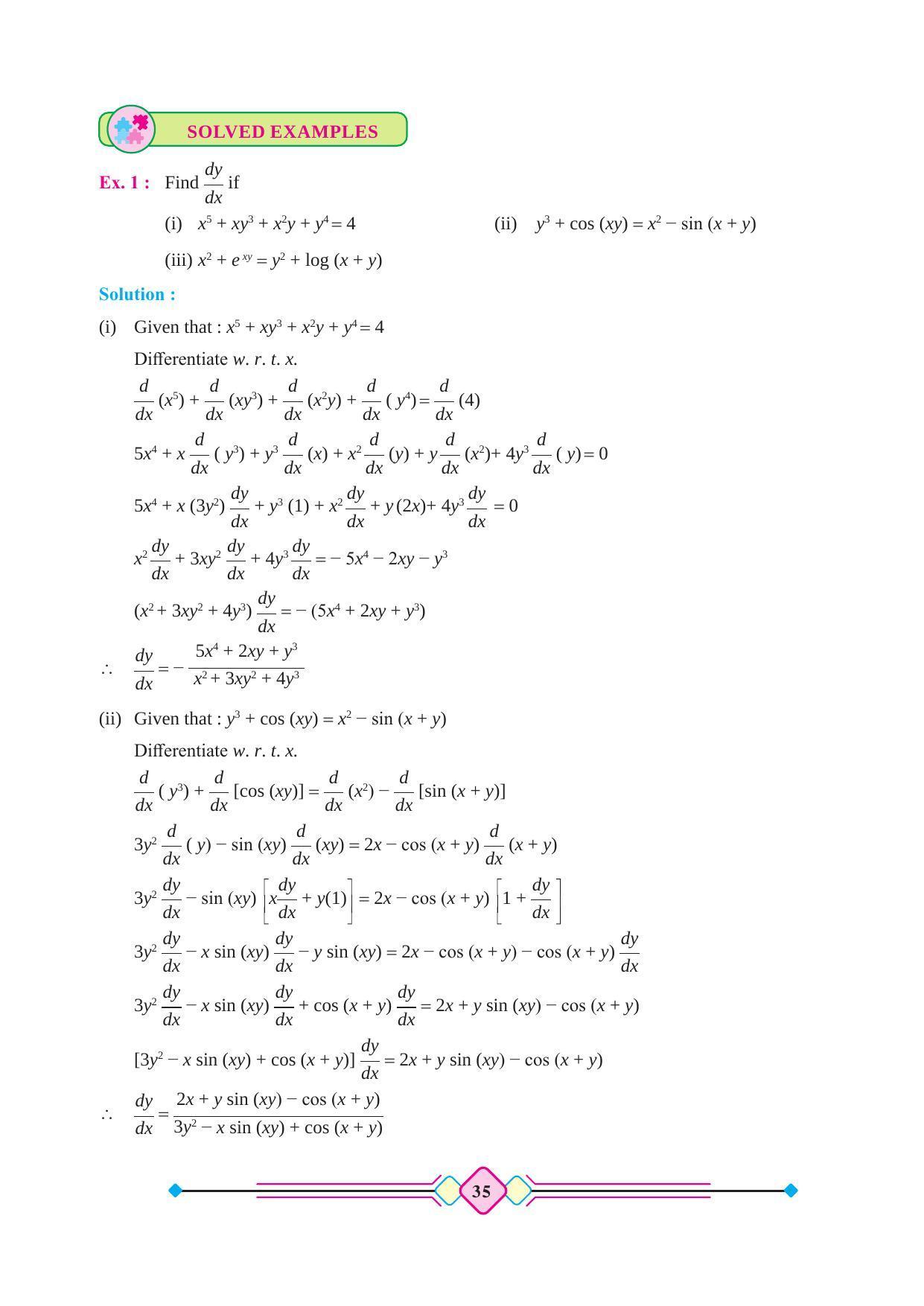 Maharashtra Board Class 12 Maths (Part 2) Textbook - Page 45