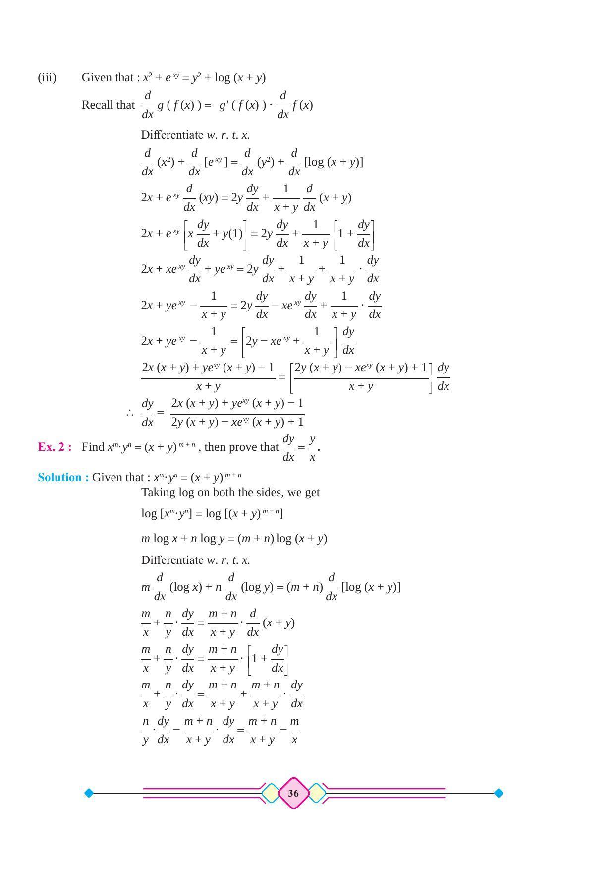 Maharashtra Board Class 12 Maths (Part 2) Textbook - Page 46
