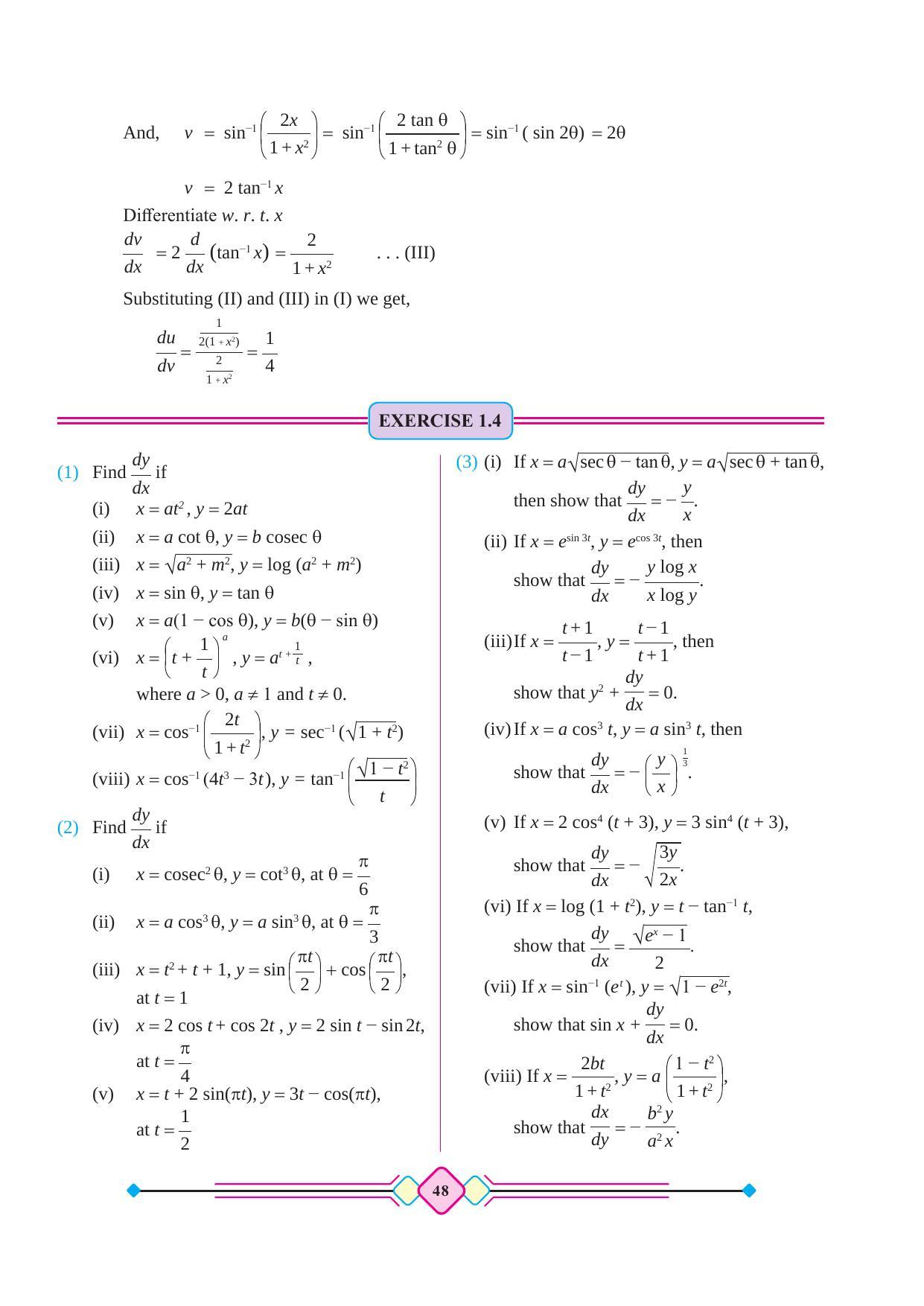 Maharashtra Board Class 12 Maths (Part 2) Textbook - Page 58