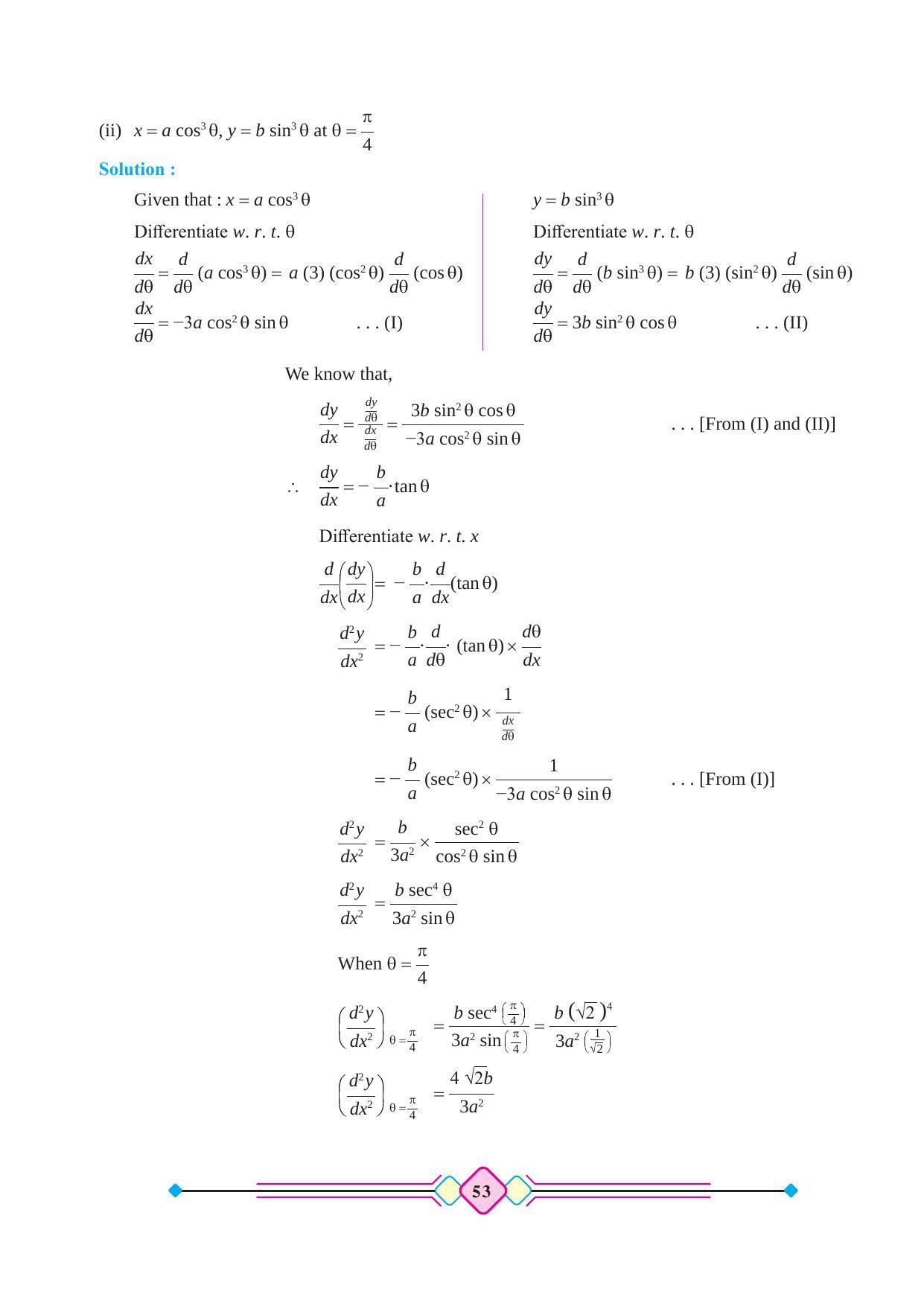 Maharashtra Board Class 12 Maths (Part 2) Textbook - Page 63