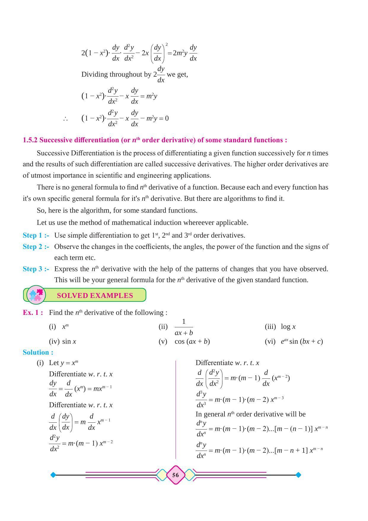 Maharashtra Board Class 12 Maths (Part 2) Textbook - Page 66