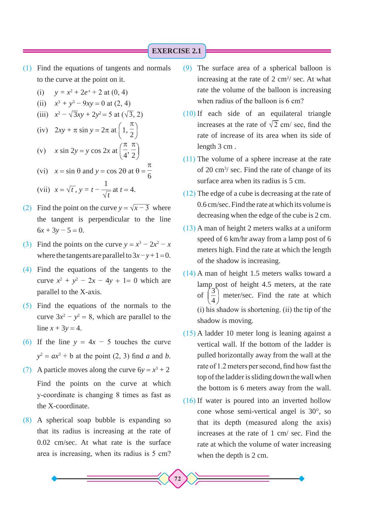 Maharashtra Board Class 12 Maths (Part 2) Textbook - Page 82