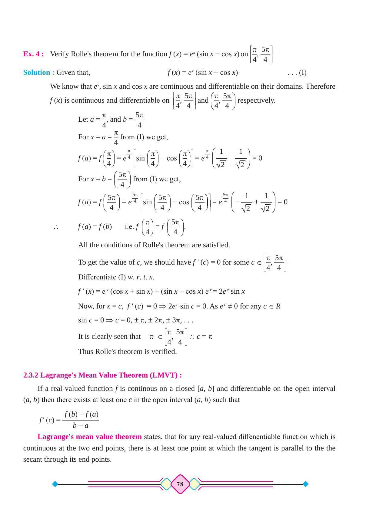 Maharashtra Board Class 12 Maths (Part 2) Textbook - Page 88