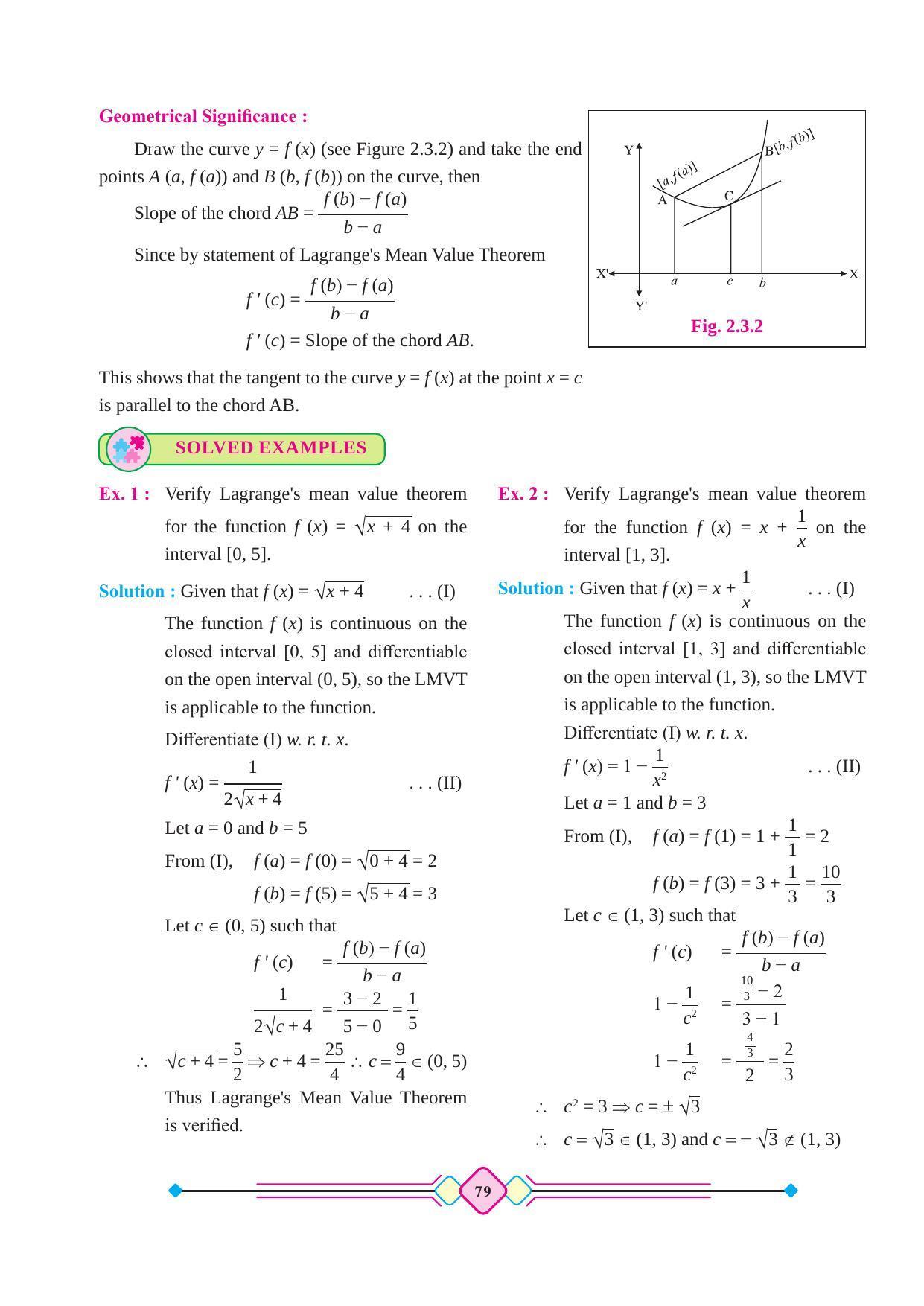 Maharashtra Board Class 12 Maths (Part 2) Textbook - Page 89
