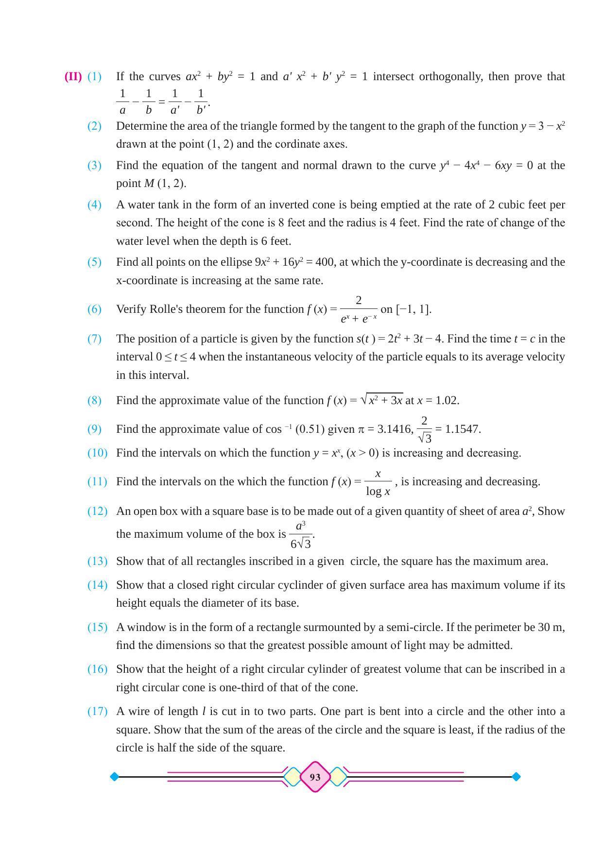 Maharashtra Board Class 12 Maths (Part 2) Textbook - Page 103