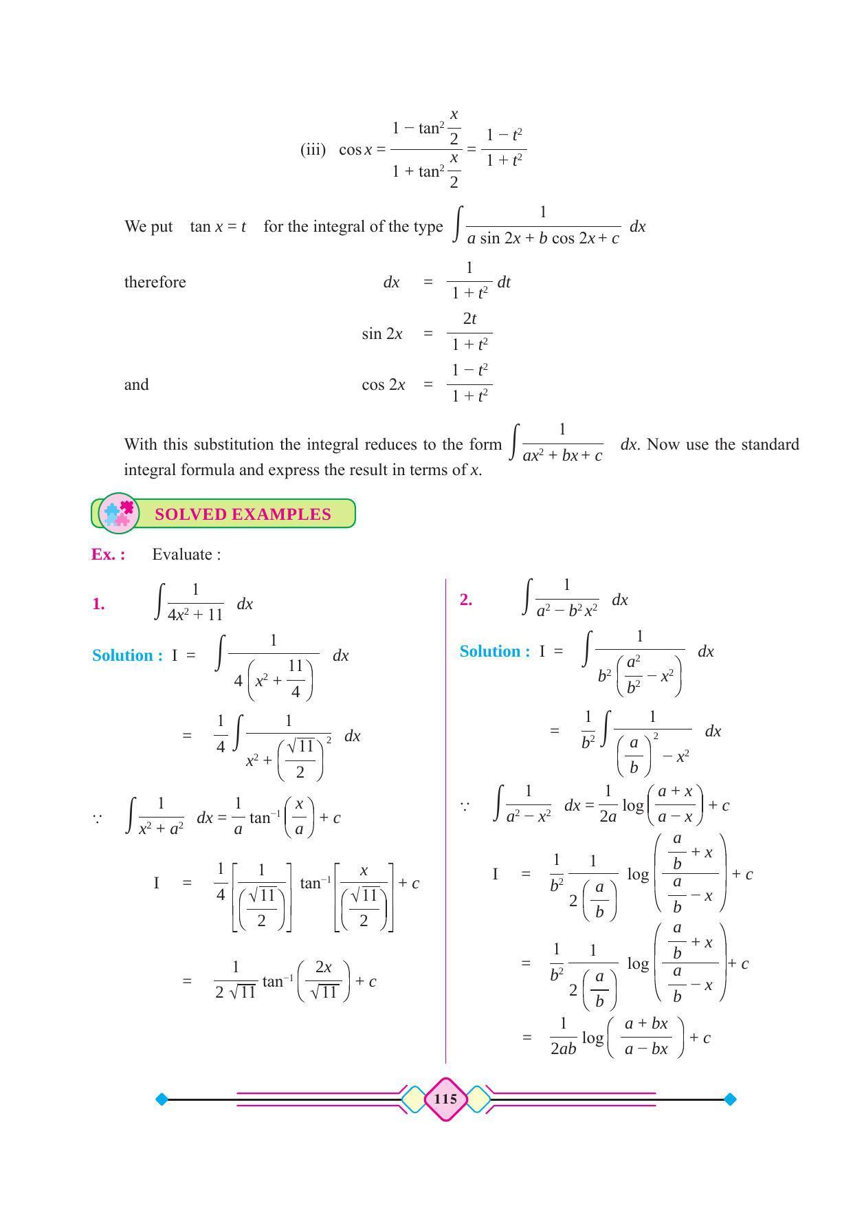 Maharashtra Board Class 12 Maths (Part 2) Textbook - Page 125
