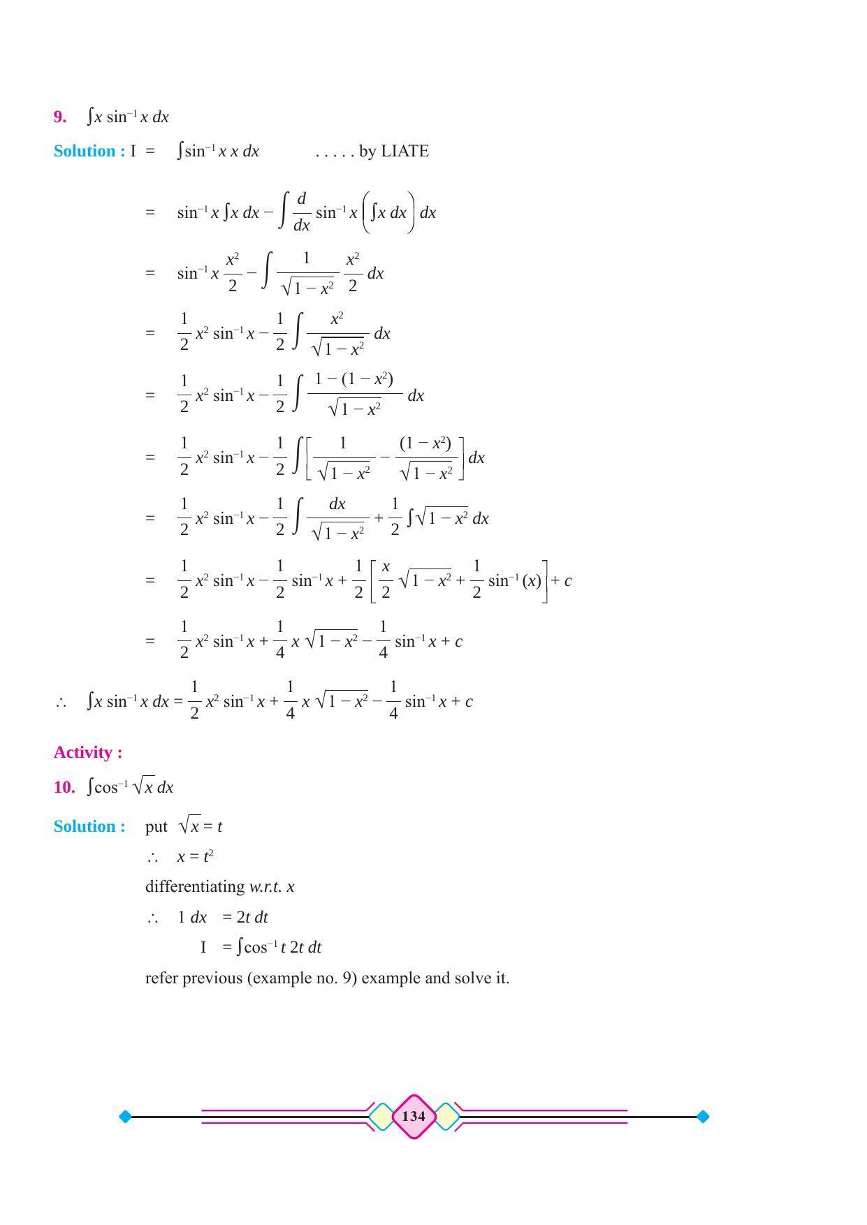 Maharashtra Board Class 12 Maths (Part 2) Textbook - Page 144