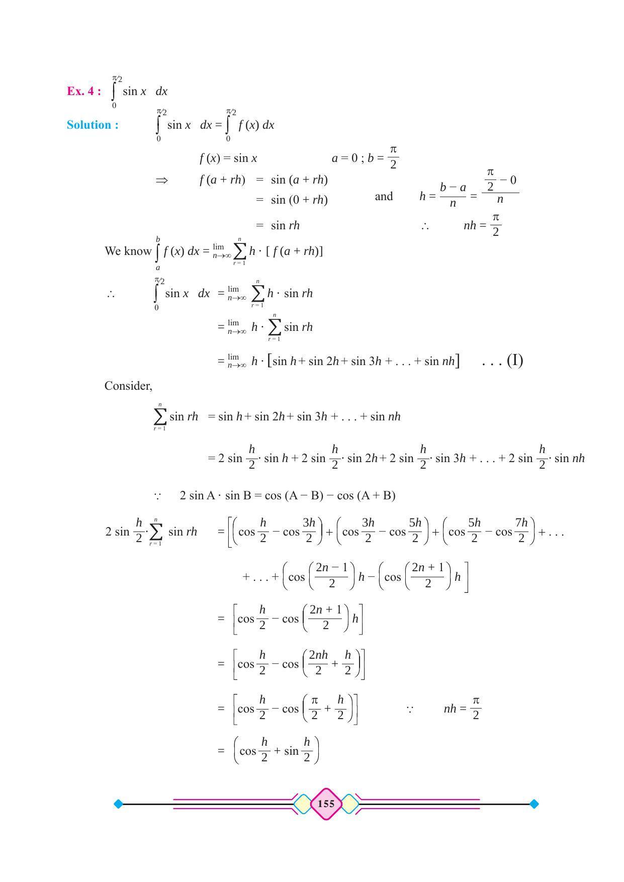 Maharashtra Board Class 12 Maths (Part 2) Textbook - Page 165