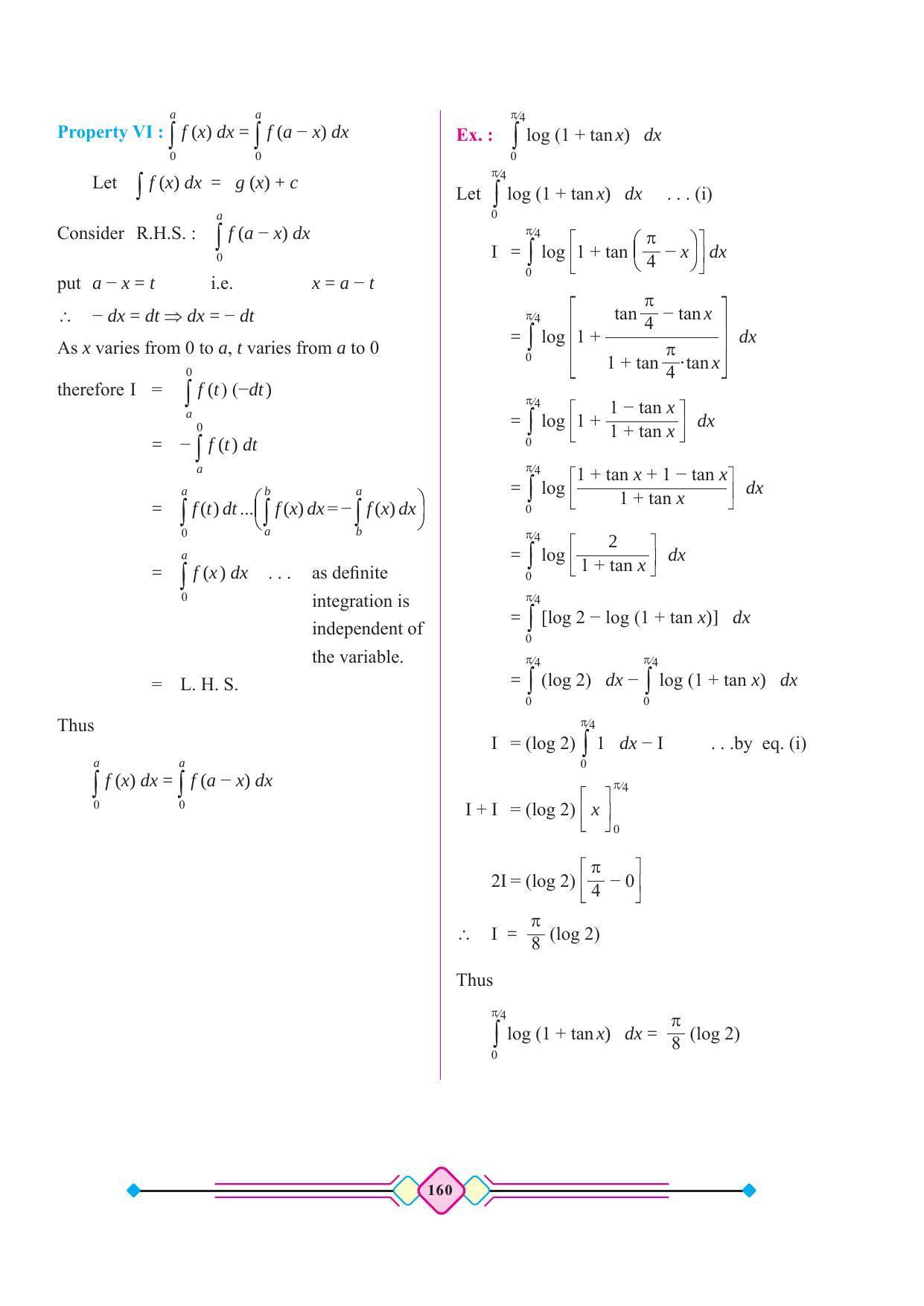 Maharashtra Board Class 12 Maths (Part 2) Textbook - Page 170