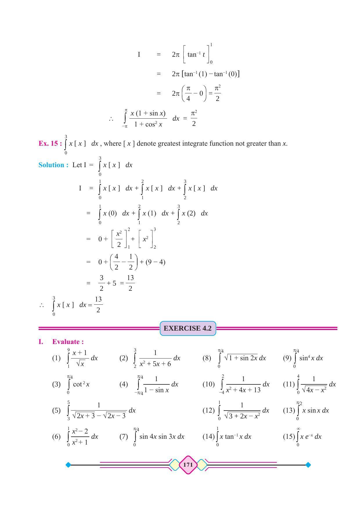 Maharashtra Board Class 12 Maths (Part 2) Textbook - Page 181