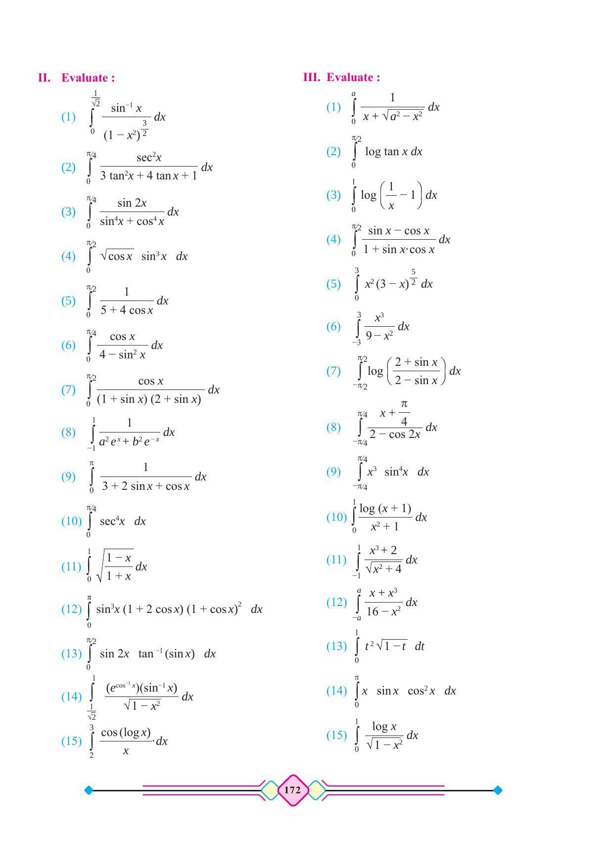 Maharashtra Board Class 12 Maths (Part 2) Textbook - Page 182