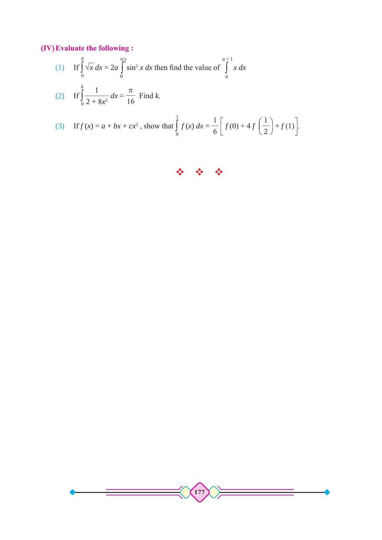 Maharashtra Board Class 12 Maths (Part 2) Textbook - Page 187