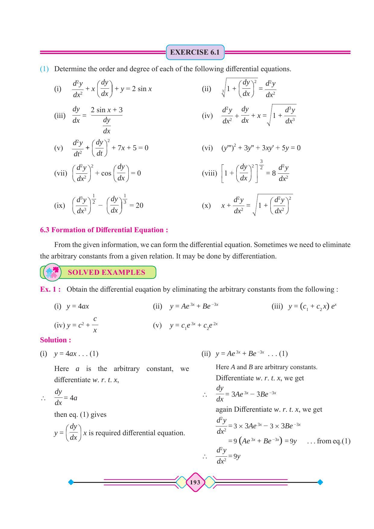 Maharashtra Board Class 12 Maths (Part 2) Textbook - Page 203