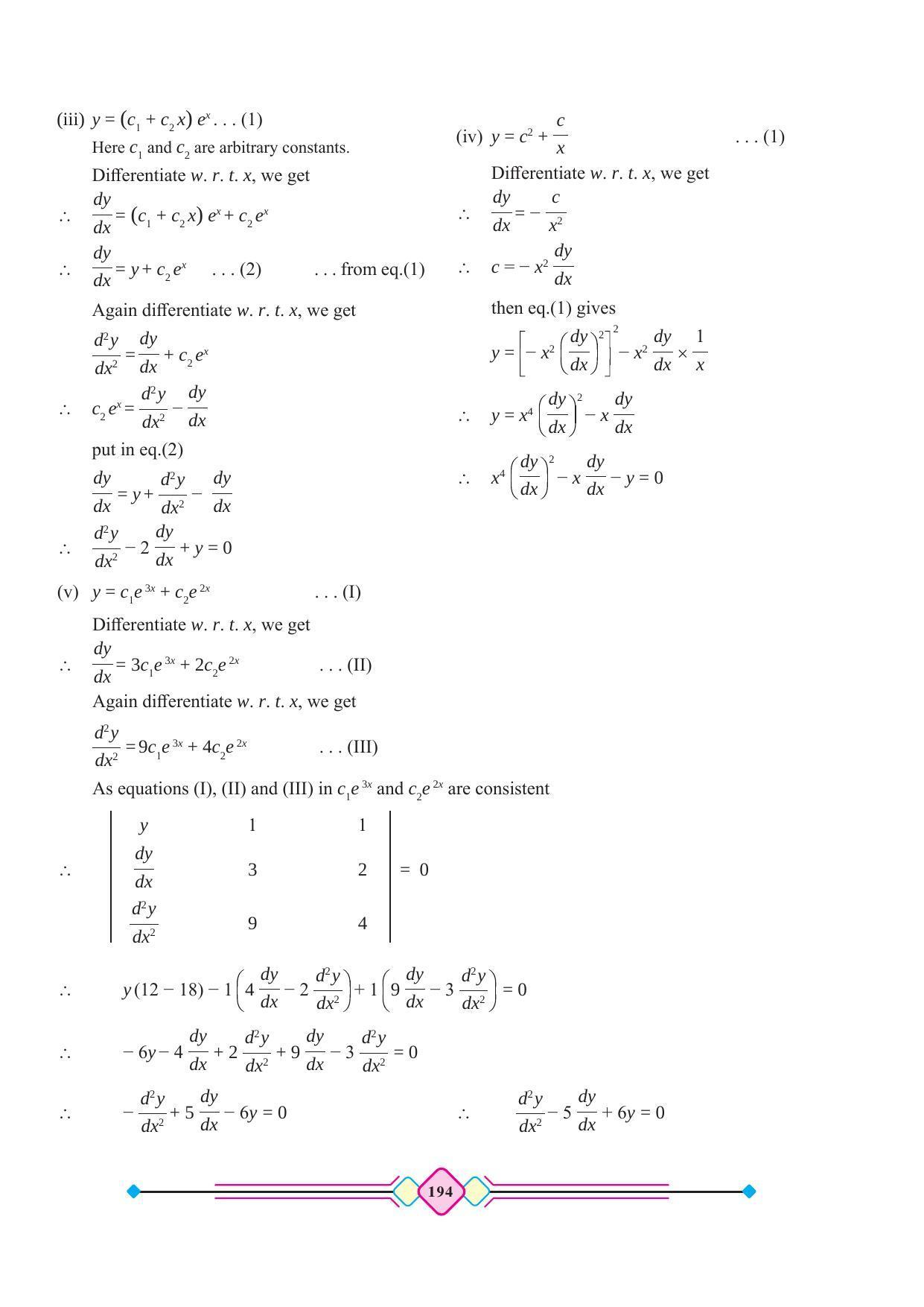 Maharashtra Board Class 12 Maths (Part 2) Textbook - Page 204