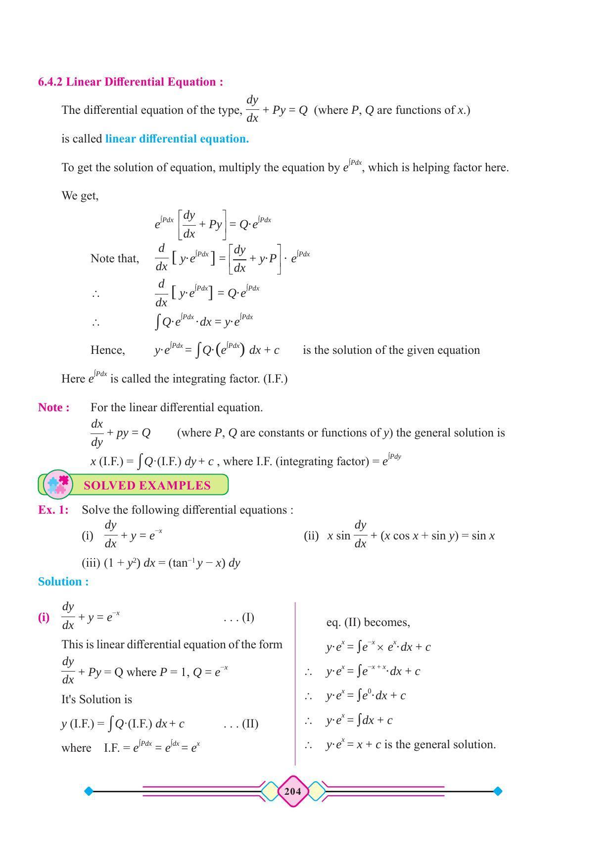 Maharashtra Board Class 12 Maths (Part 2) Textbook - Page 214