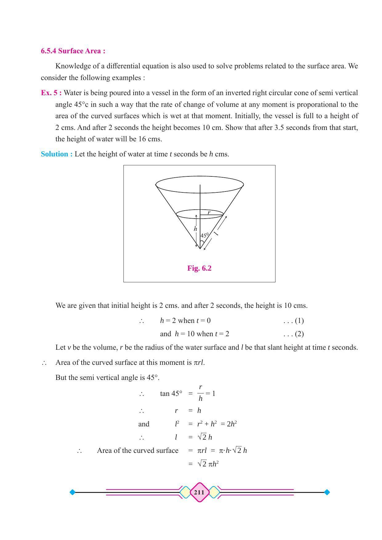 Maharashtra Board Class 12 Maths (Part 2) Textbook - Page 221
