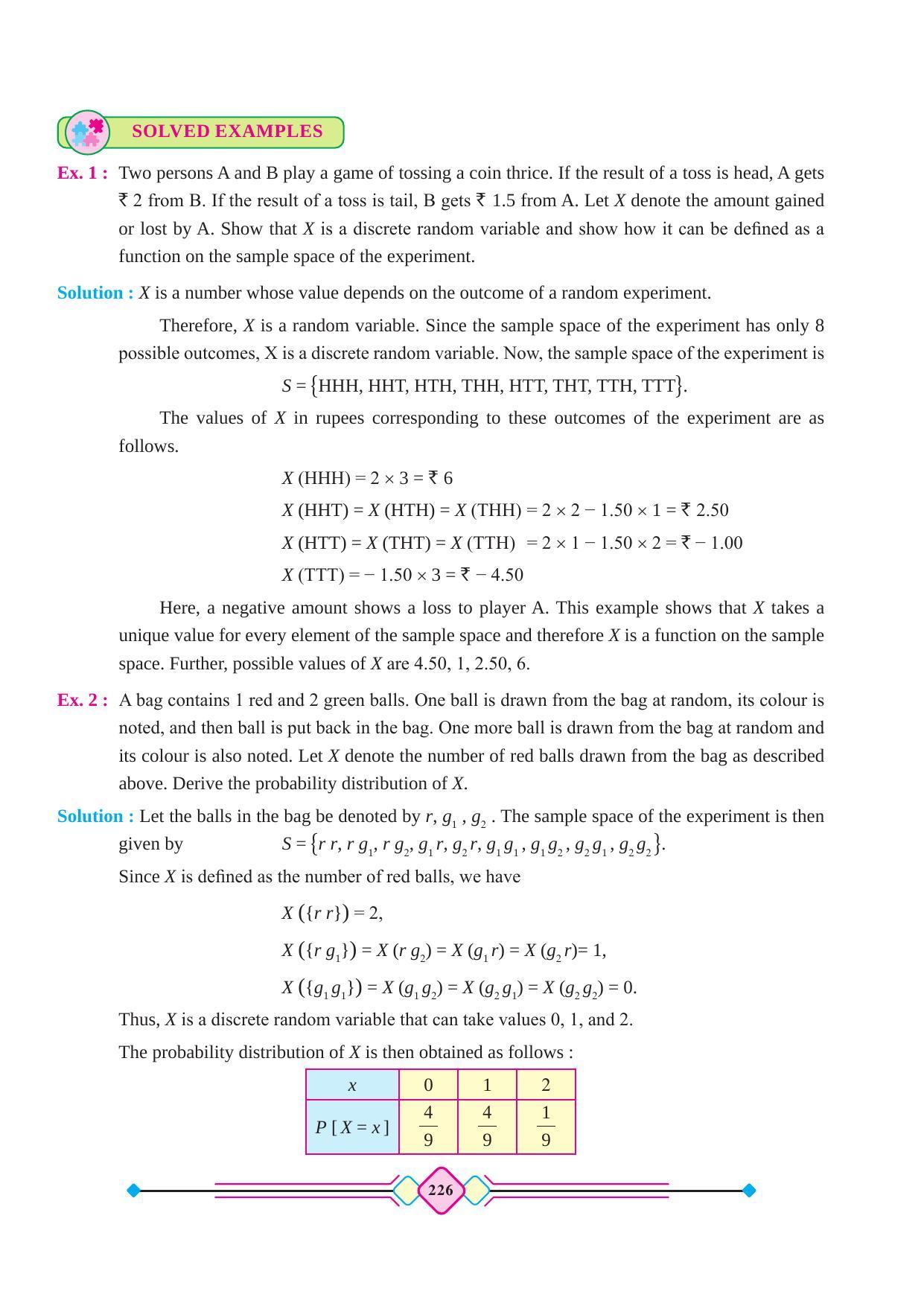 Maharashtra Board Class 12 Maths (Part 2) Textbook - Page 236