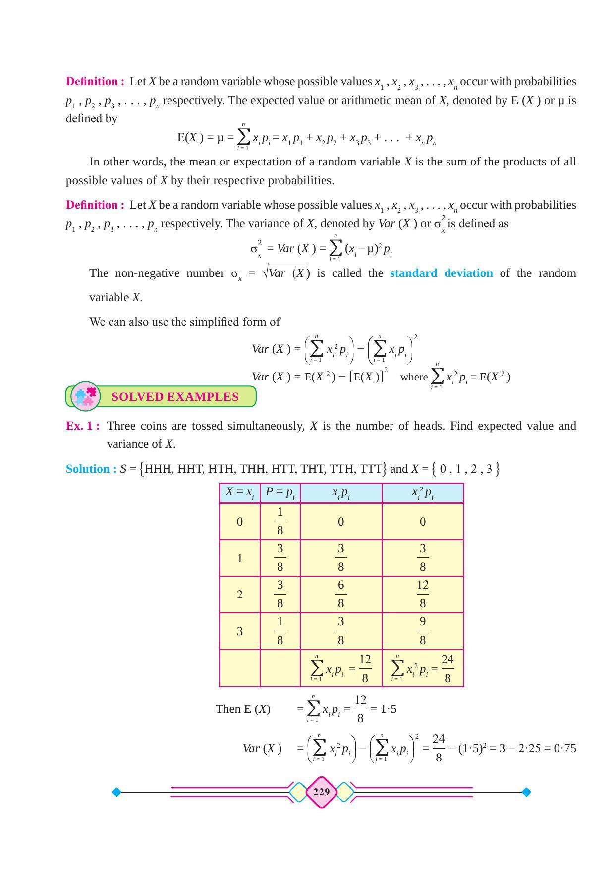Maharashtra Board Class 12 Maths (Part 2) Textbook - Page 239