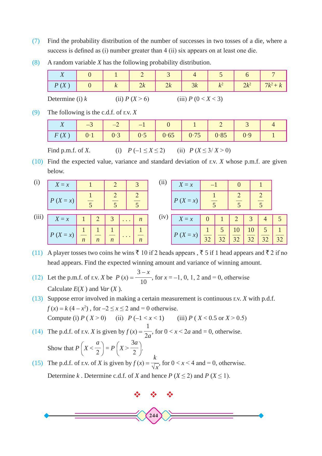 Maharashtra Board Class 12 Maths (Part 2) Textbook - Page 254