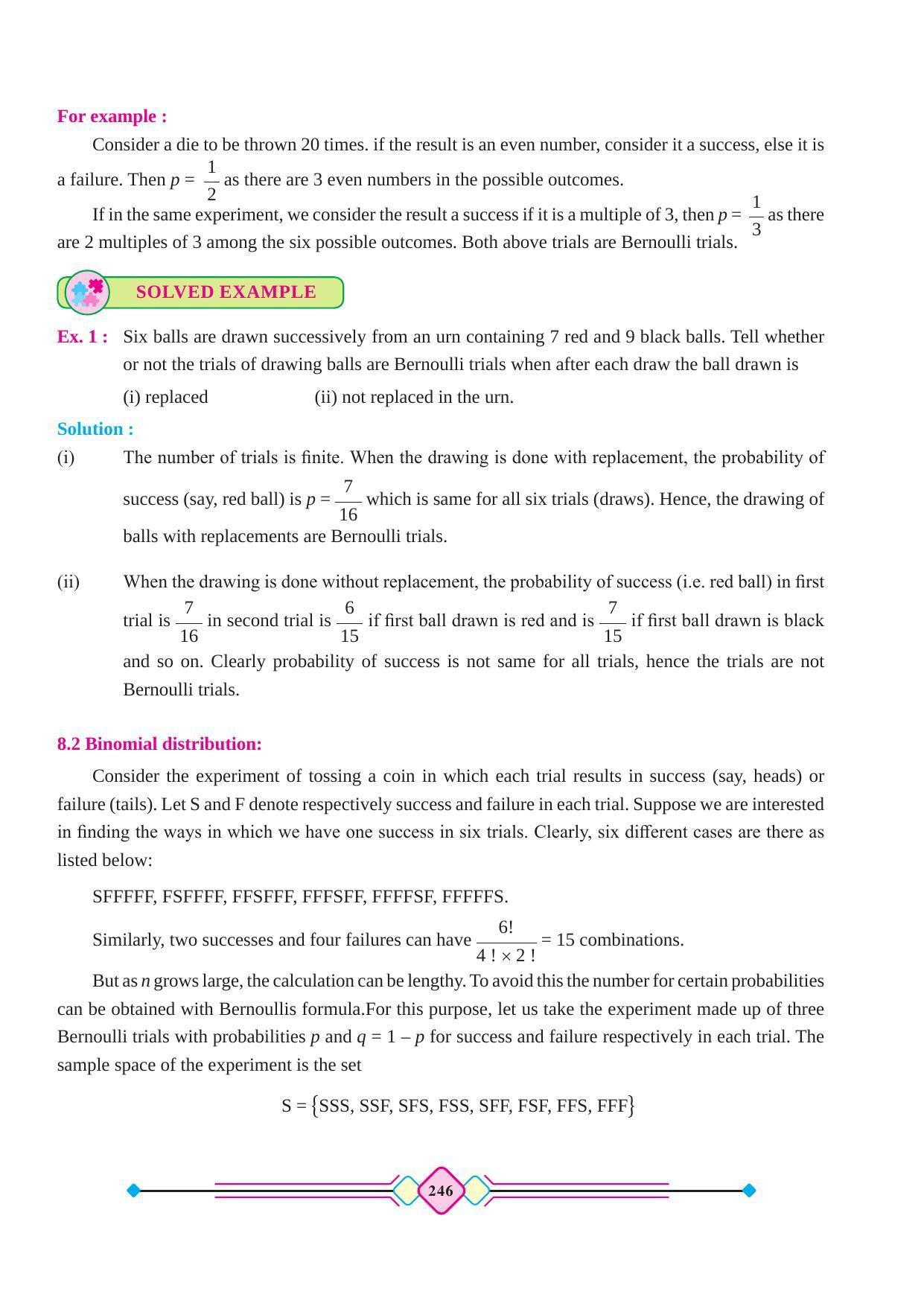 Maharashtra Board Class 12 Maths (Part 2) Textbook - Page 256