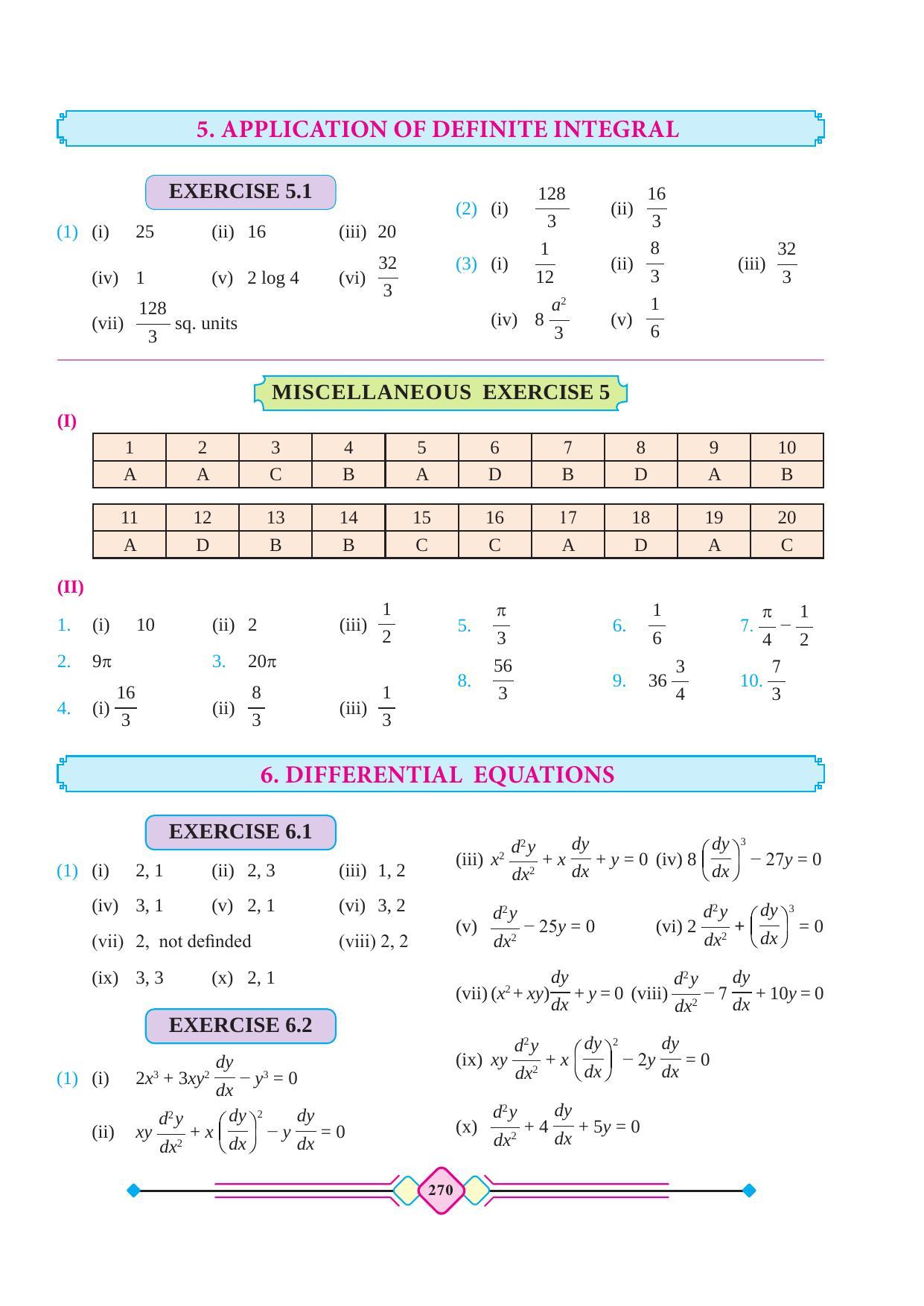 Maharashtra Board Class 12 Maths (Part 2) Textbook - Page 280