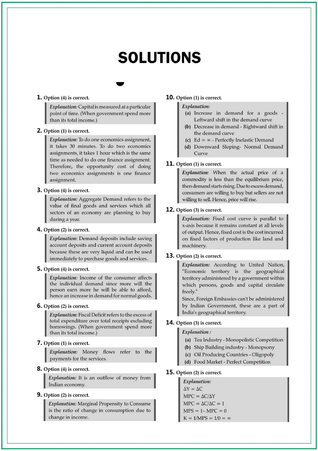 CUET UG Economics Sample Paper 4 - Page 7