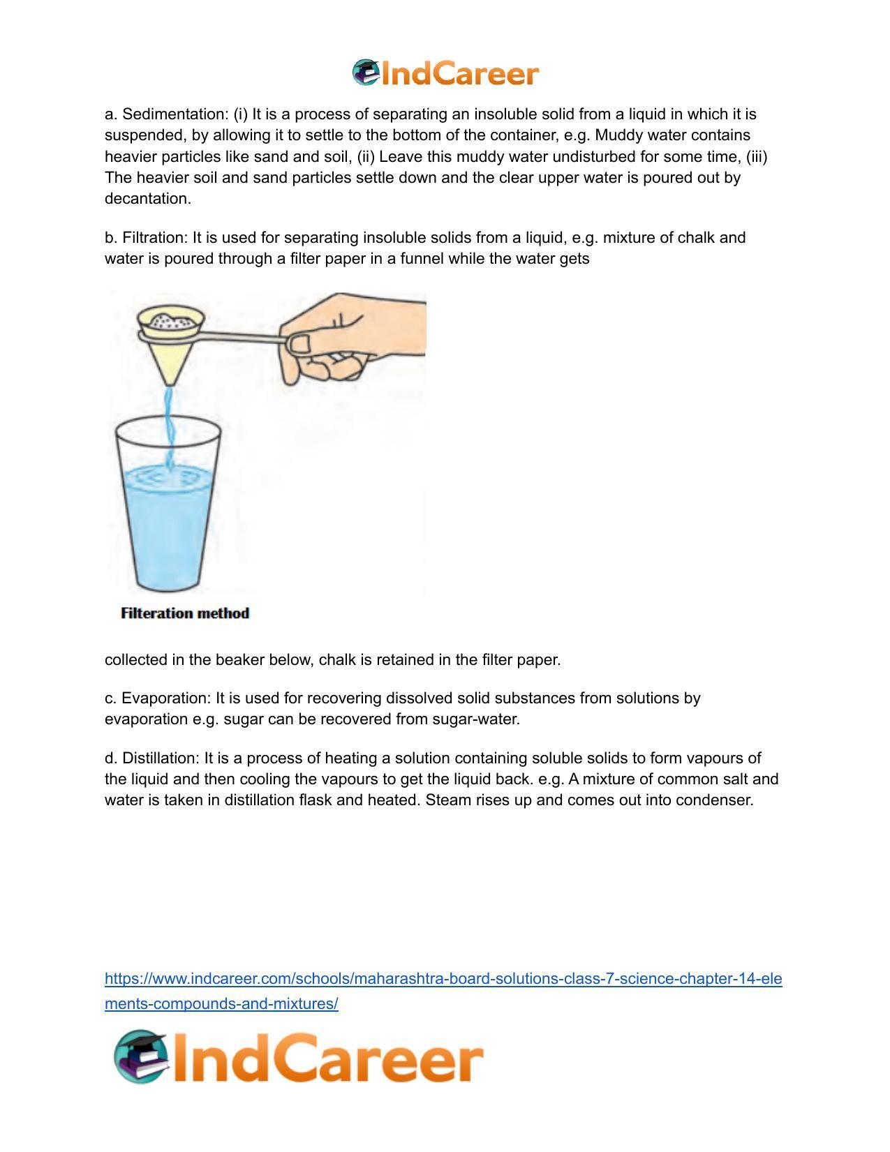 Maharashtra Board Solutions Class 7-Science: Chapter 14- Elements, Compounds and Mixtures - Page 8