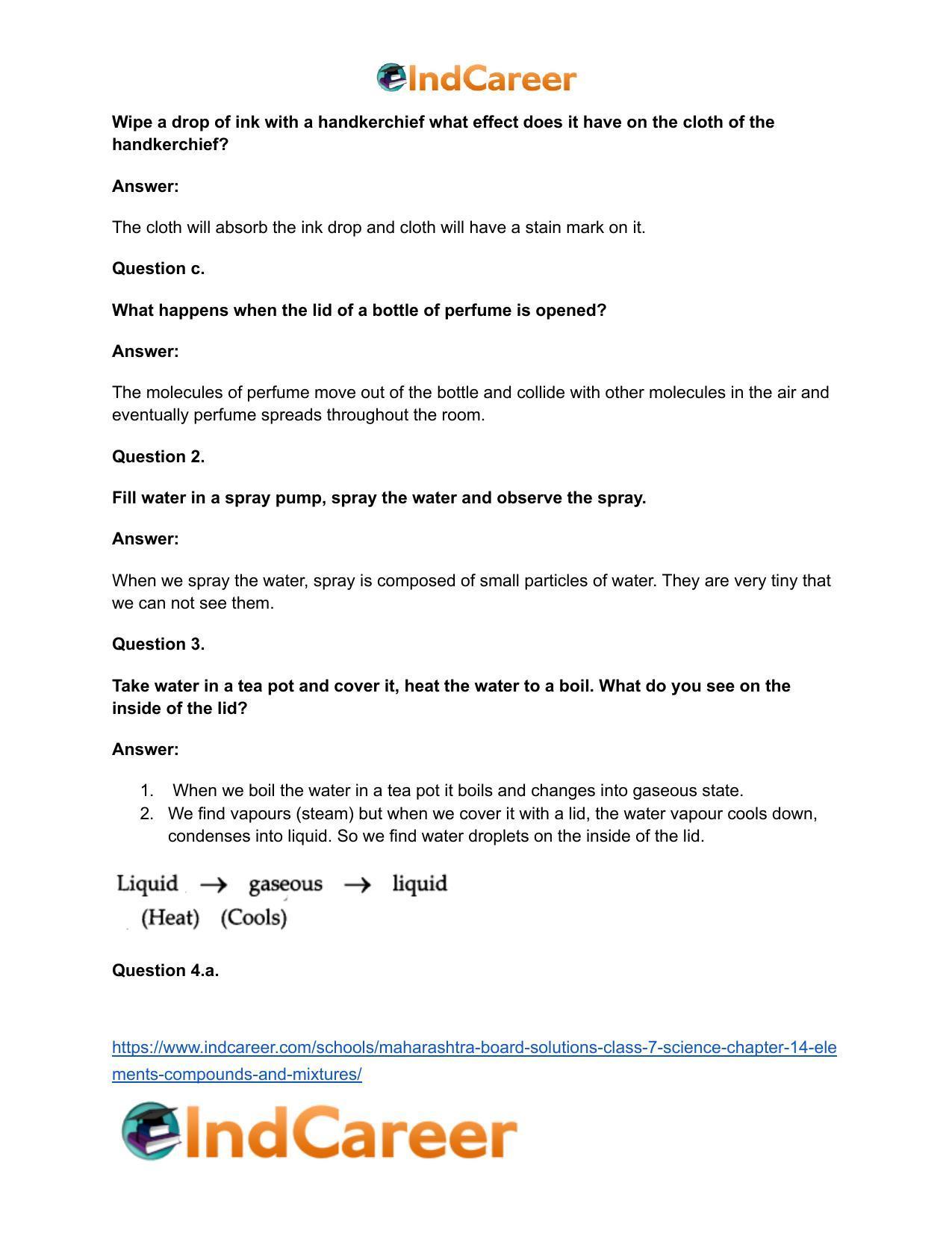Maharashtra Board Solutions Class 7-Science: Chapter 14- Elements, Compounds and Mixtures - Page 23