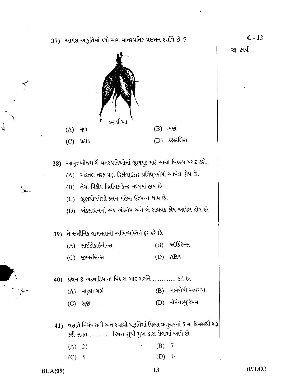 Gujarat Board Class 12th Question Paper March 2019: 056 (G) - Page 13
