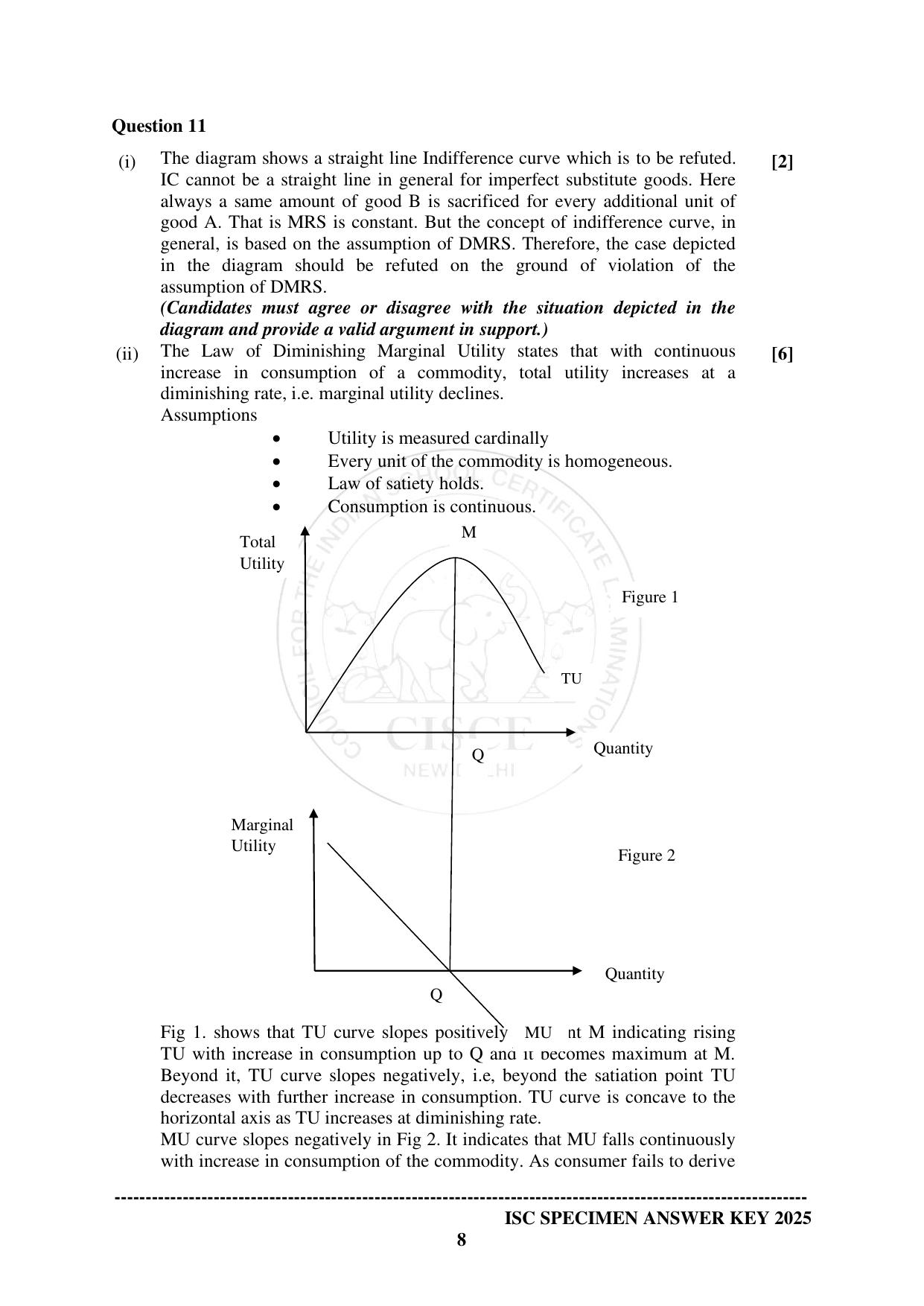 ISC Class 12 2025 ECONOMICS (SQP & AK) Specimen Paper - Page 17