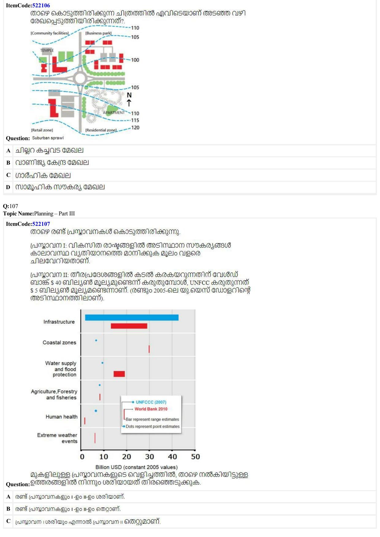 JEE Mains 2022: B Arch & B Planning Malayalam (Shift A2) 23-06-2022 Question Paper - Page 37
