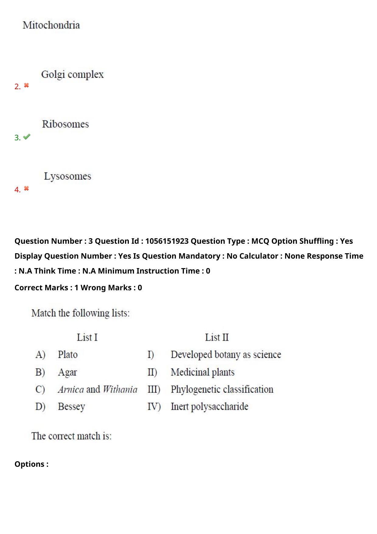 TS EAMCET 2022 Agriculture and Medical  Question Paper with Key (31 July 2022 Forenoon (English )) - Page 4