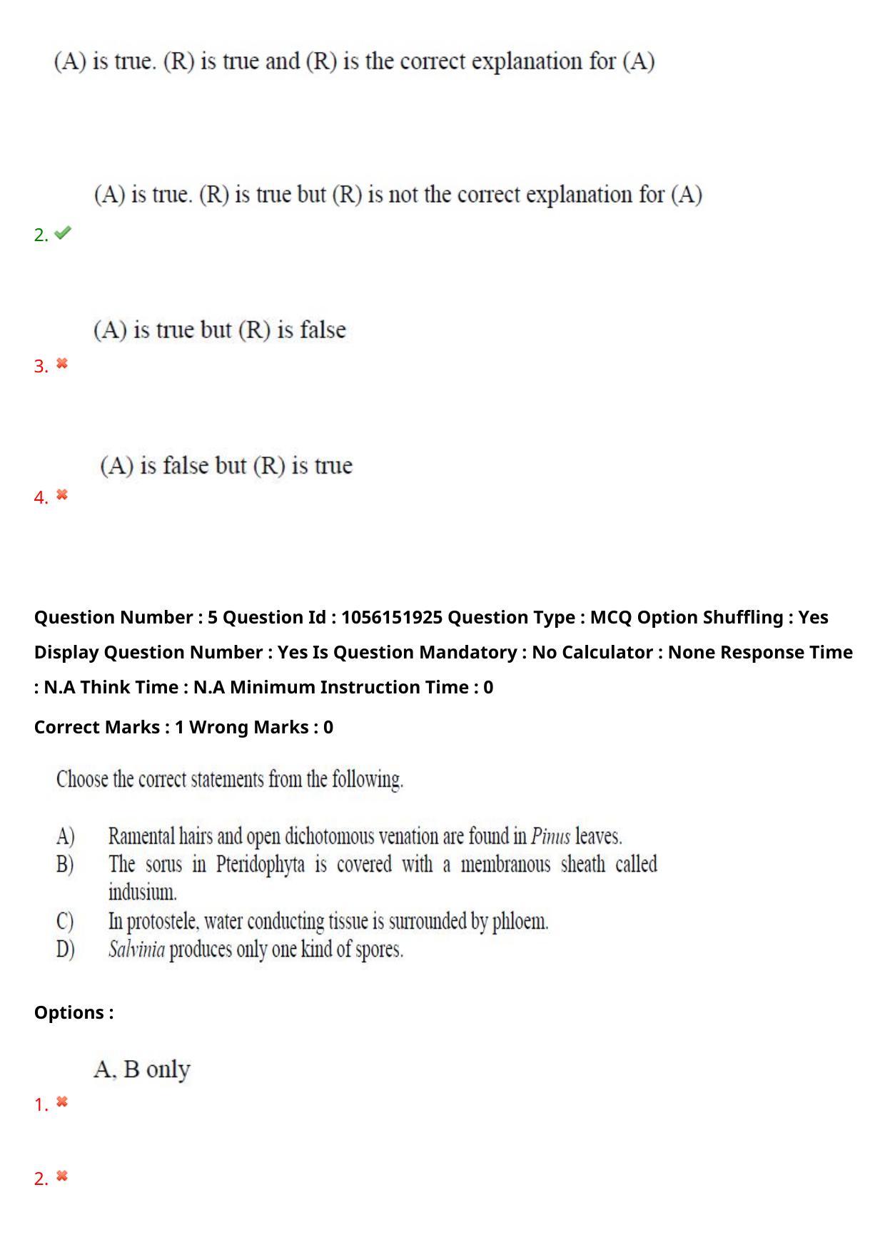 TS EAMCET 2022 Agriculture and Medical  Question Paper with Key (31 July 2022 Forenoon (English )) - Page 6