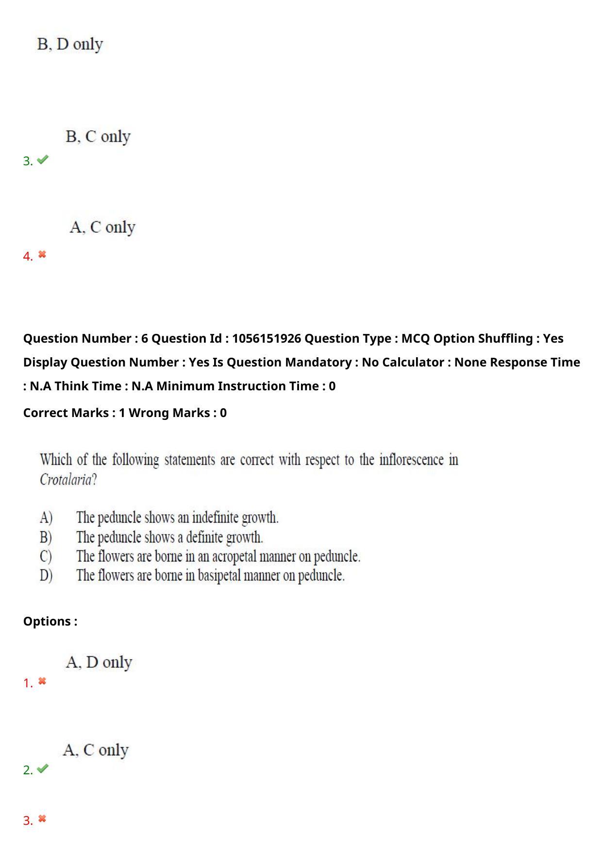 TS EAMCET 2022 Agriculture and Medical  Question Paper with Key (31 July 2022 Forenoon (English )) - Page 7