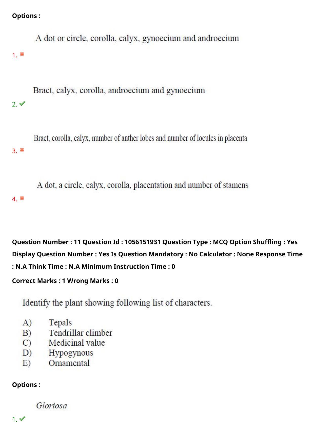 TS EAMCET 2022 Agriculture and Medical  Question Paper with Key (31 July 2022 Forenoon (English )) - Page 11