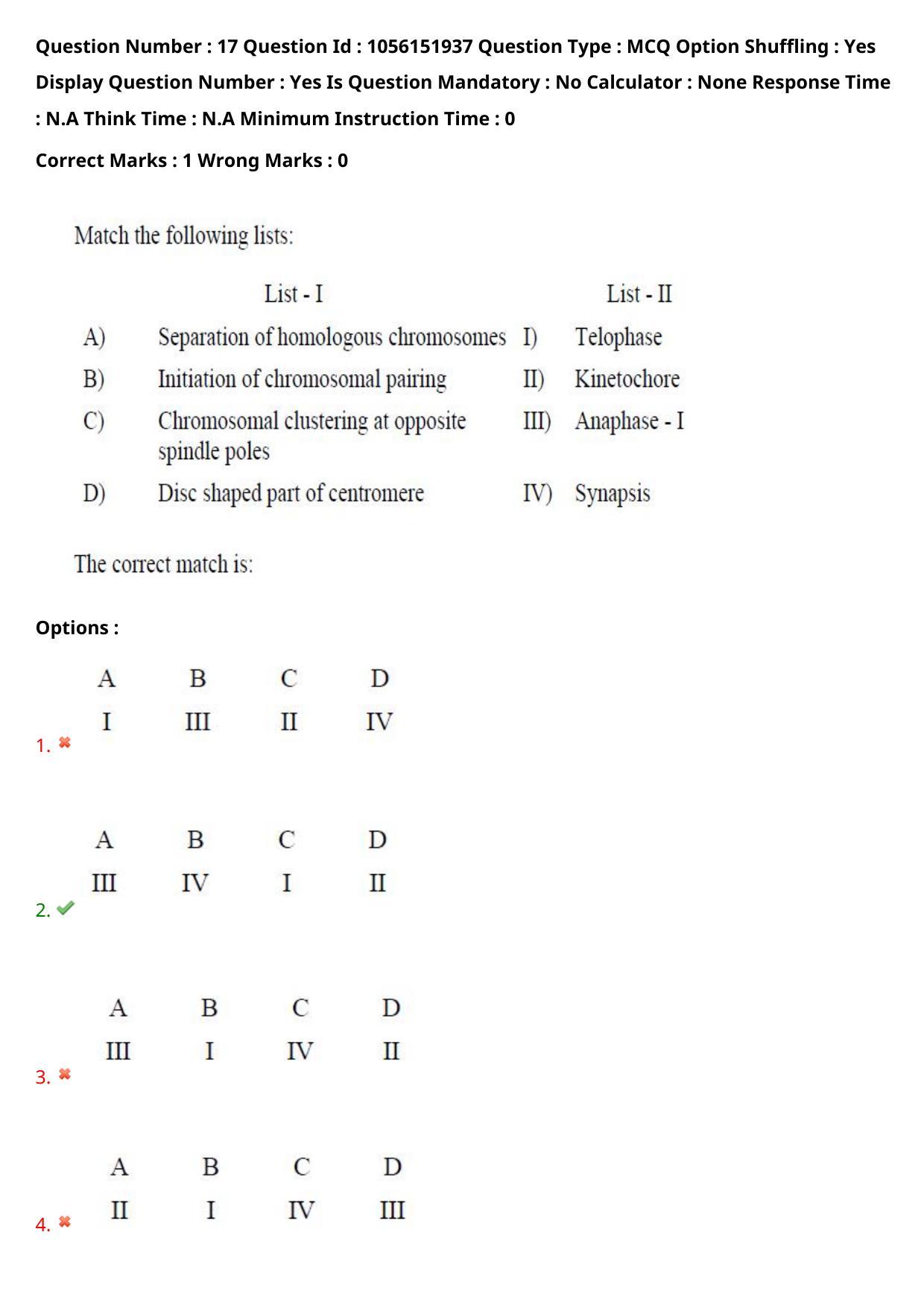 TS EAMCET 2022 Agriculture and Medical  Question Paper with Key (31 July 2022 Forenoon (English )) - Page 17