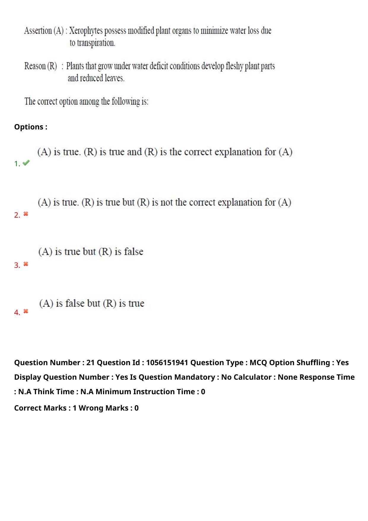 TS EAMCET 2022 Agriculture and Medical  Question Paper with Key (31 July 2022 Forenoon (English )) - Page 20