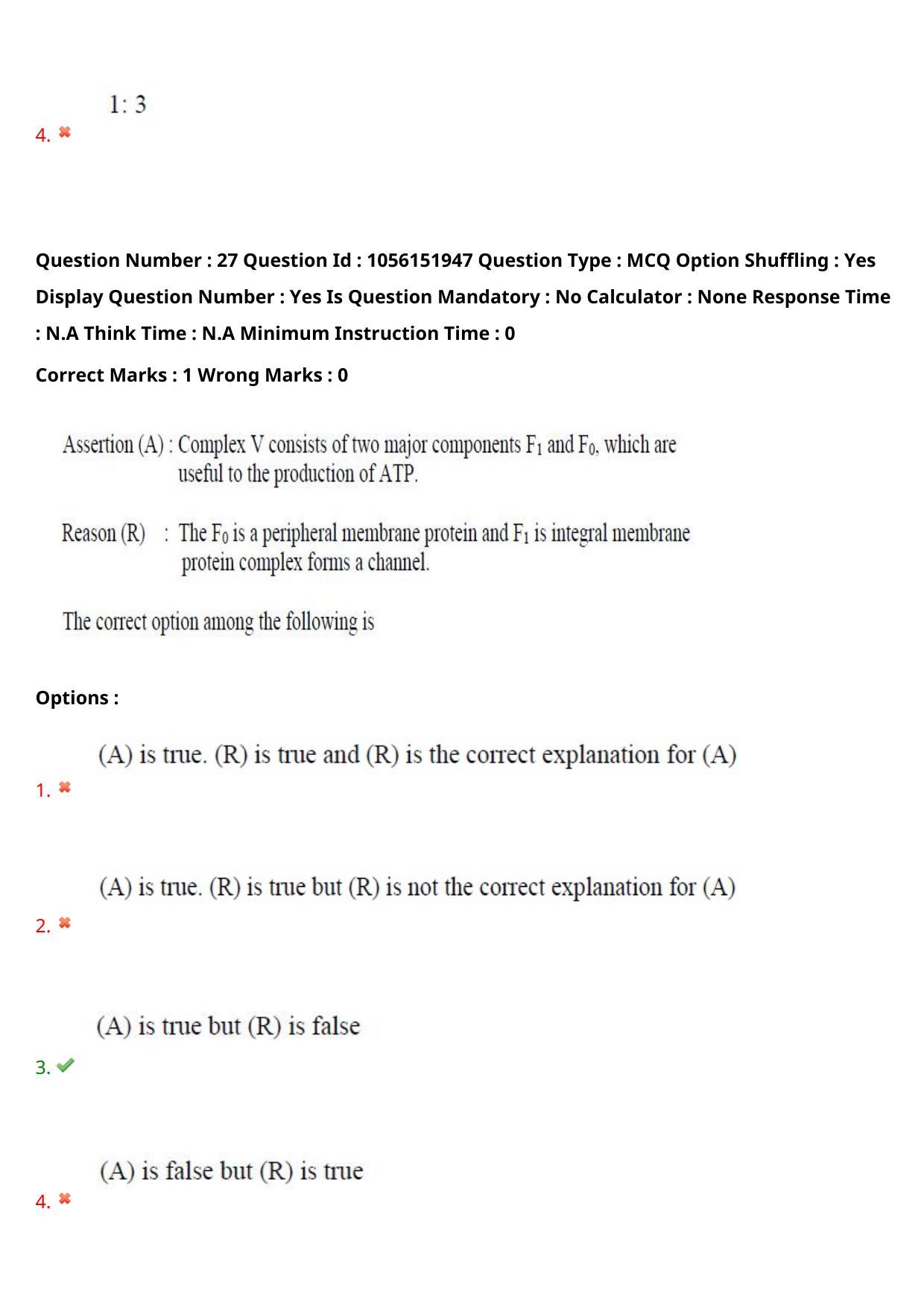 TS EAMCET 2022 Agriculture and Medical  Question Paper with Key (31 July 2022 Forenoon (English )) - Page 26