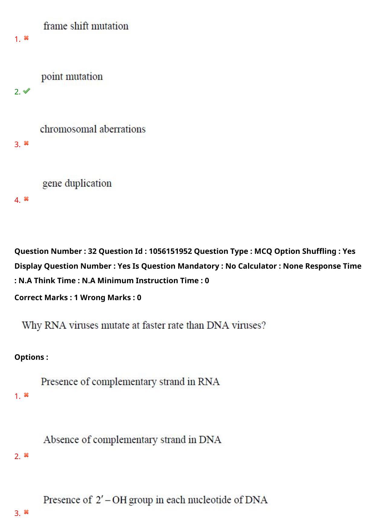 TS EAMCET 2022 Agriculture and Medical  Question Paper with Key (31 July 2022 Forenoon (English )) - Page 30