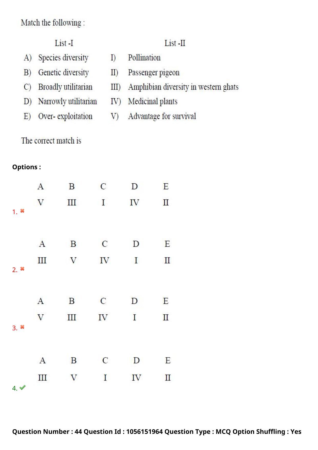 TS EAMCET 2022 Agriculture and Medical  Question Paper with Key (31 July 2022 Forenoon (English )) - Page 41