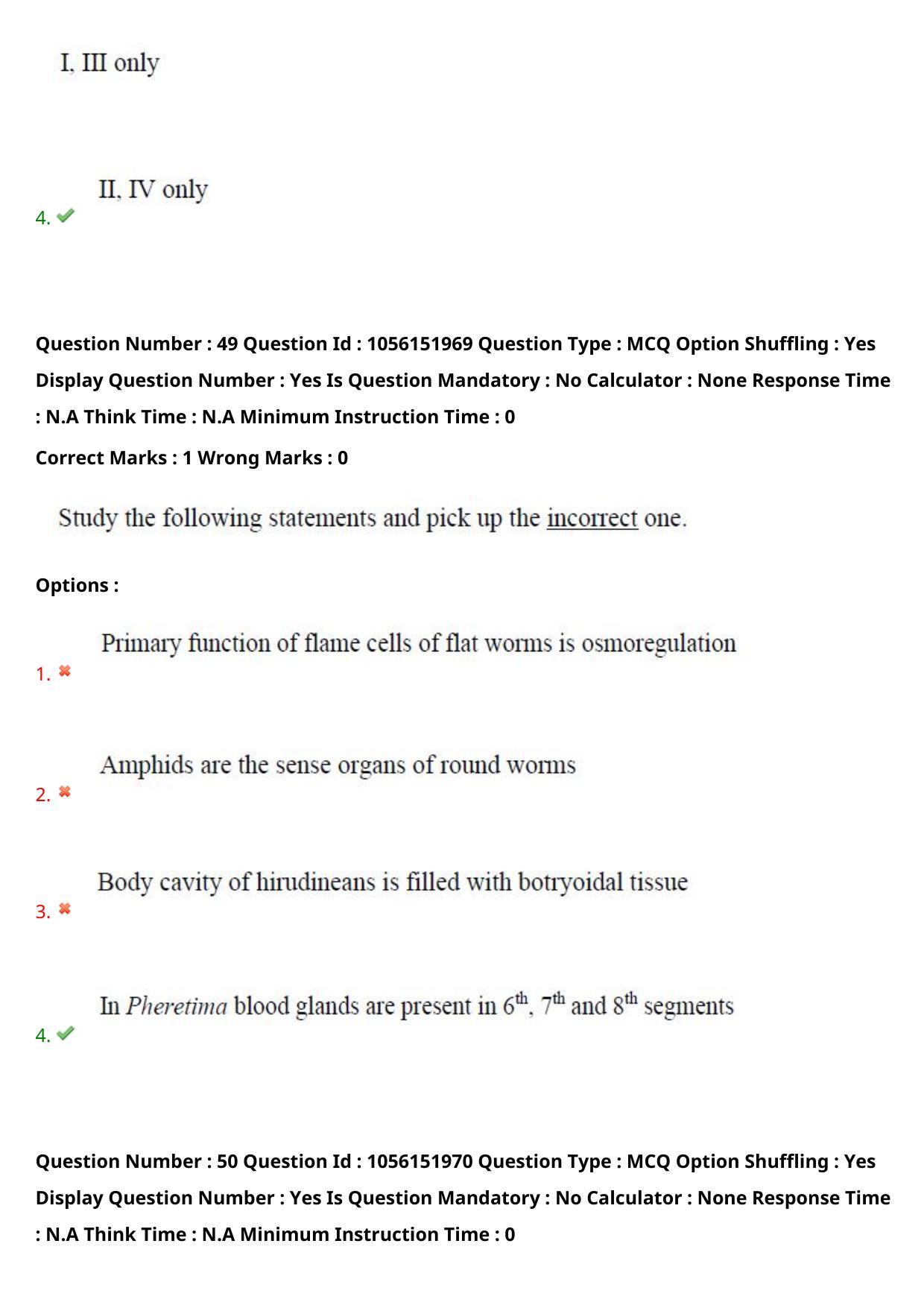 TS EAMCET 2022 Agriculture and Medical  Question Paper with Key (31 July 2022 Forenoon (English )) - Page 46