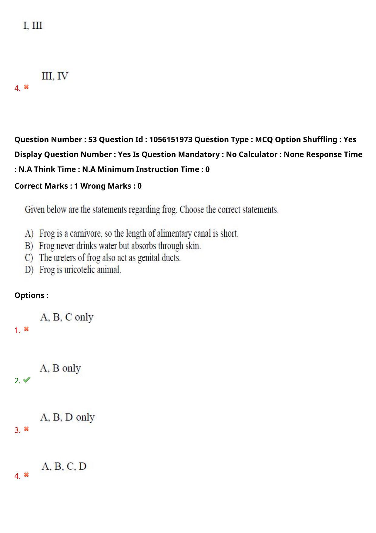 TS EAMCET 2022 Agriculture and Medical  Question Paper with Key (31 July 2022 Forenoon (English )) - Page 49