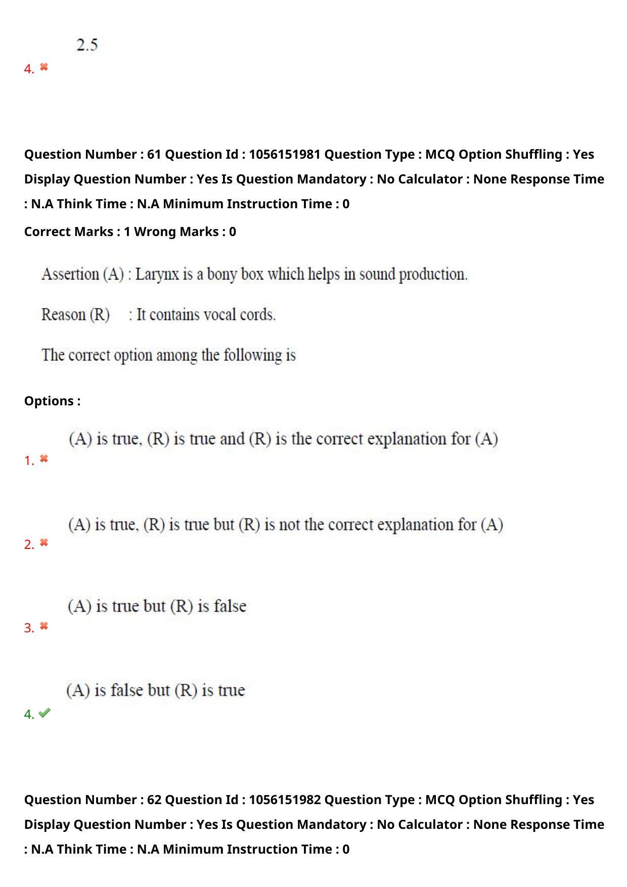 TS EAMCET 2022 Agriculture and Medical  Question Paper with Key (31 July 2022 Forenoon (English )) - Page 55