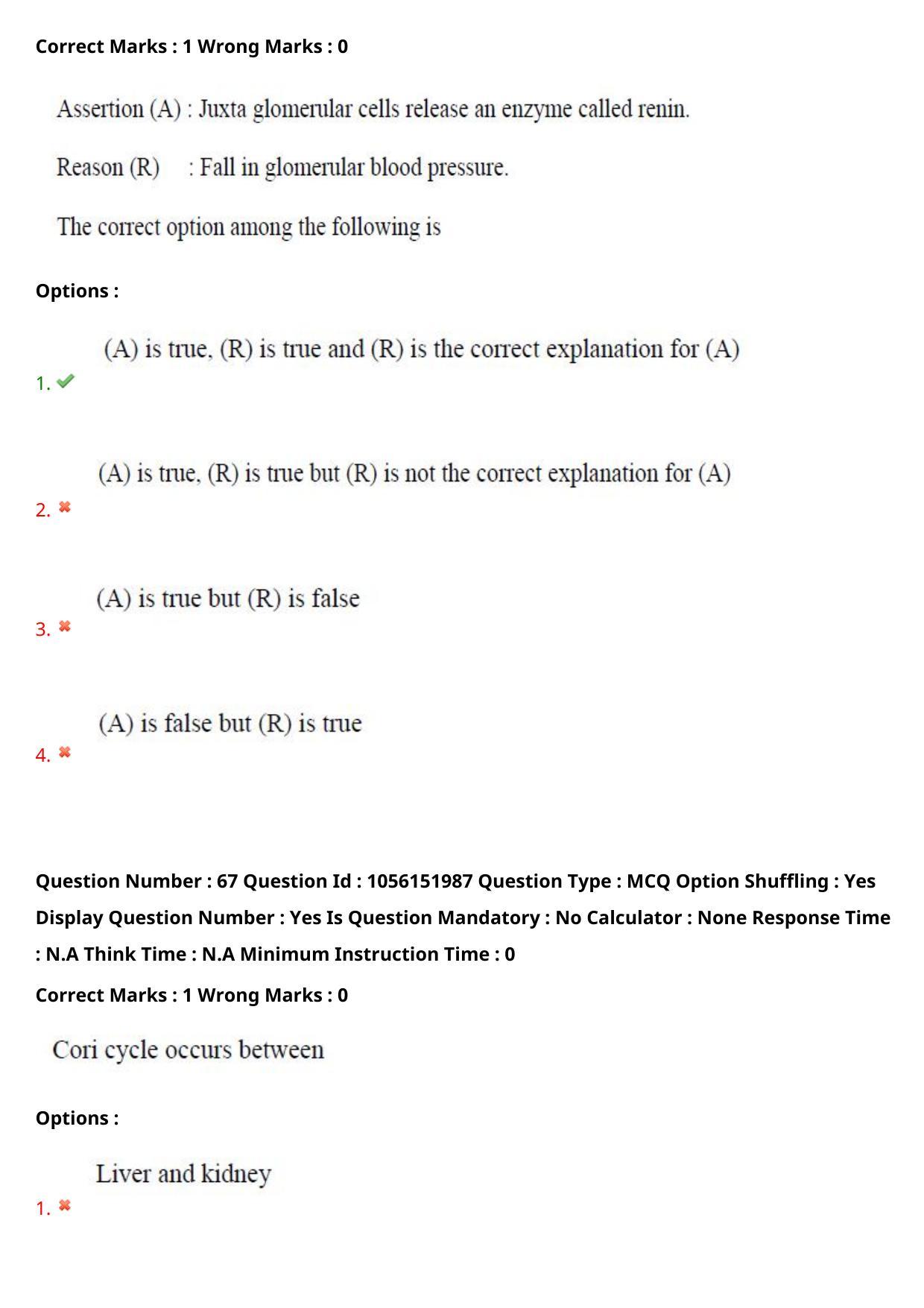 TS EAMCET 2022 Agriculture and Medical  Question Paper with Key (31 July 2022 Forenoon (English )) - Page 59