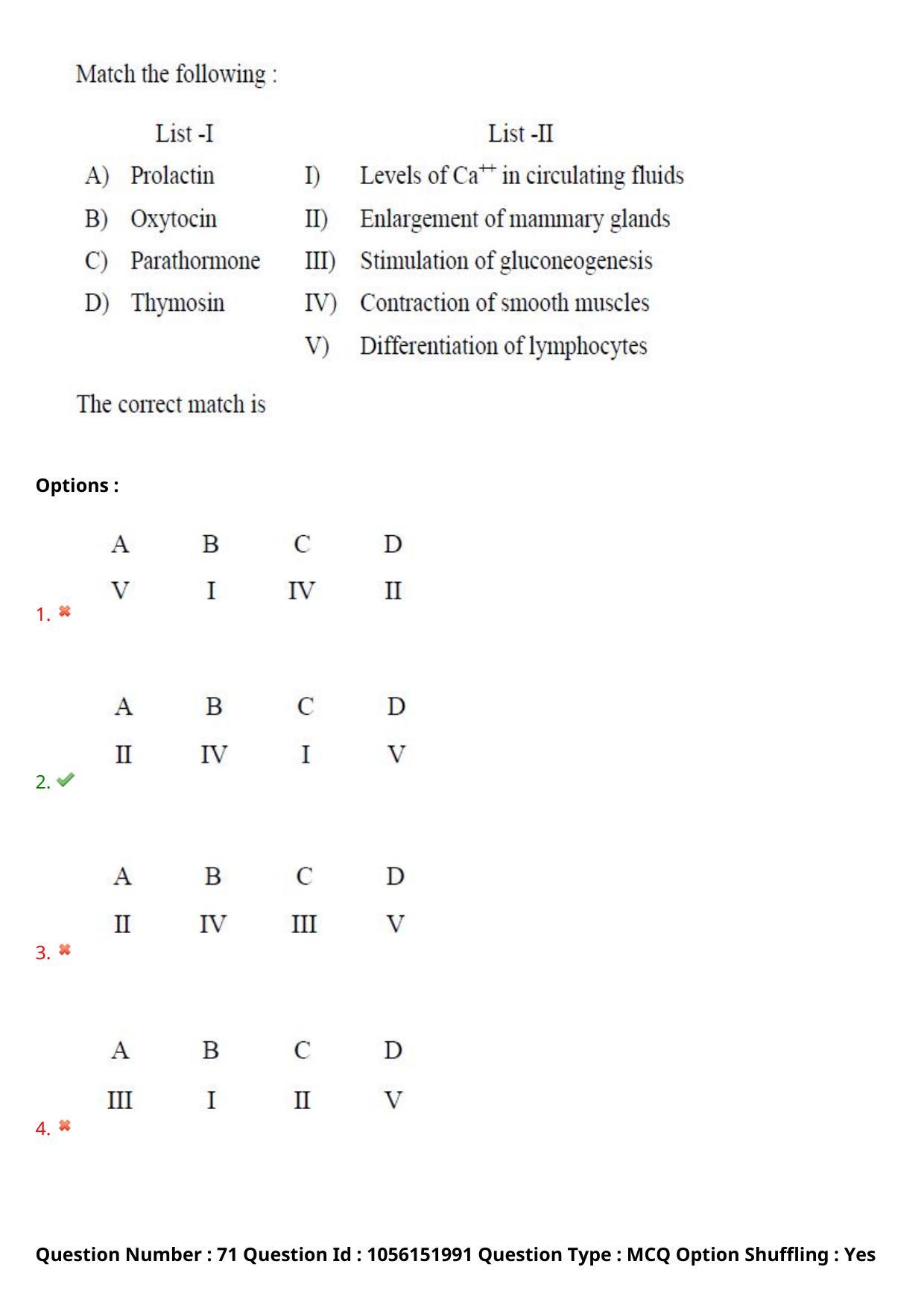 TS EAMCET 2022 Agriculture and Medical  Question Paper with Key (31 July 2022 Forenoon (English )) - Page 62