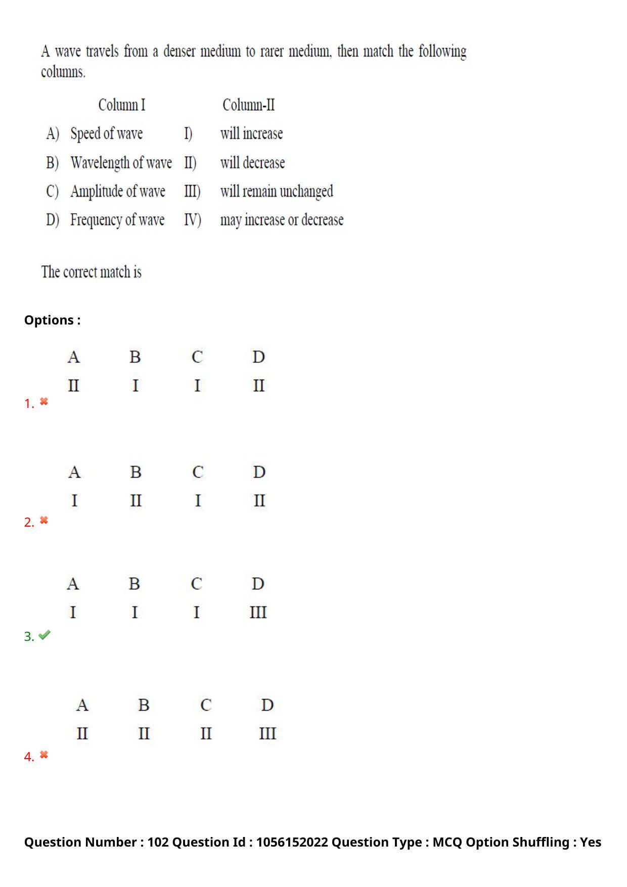 TS EAMCET 2022 Agriculture and Medical  Question Paper with Key (31 July 2022 Forenoon (English )) - Page 88