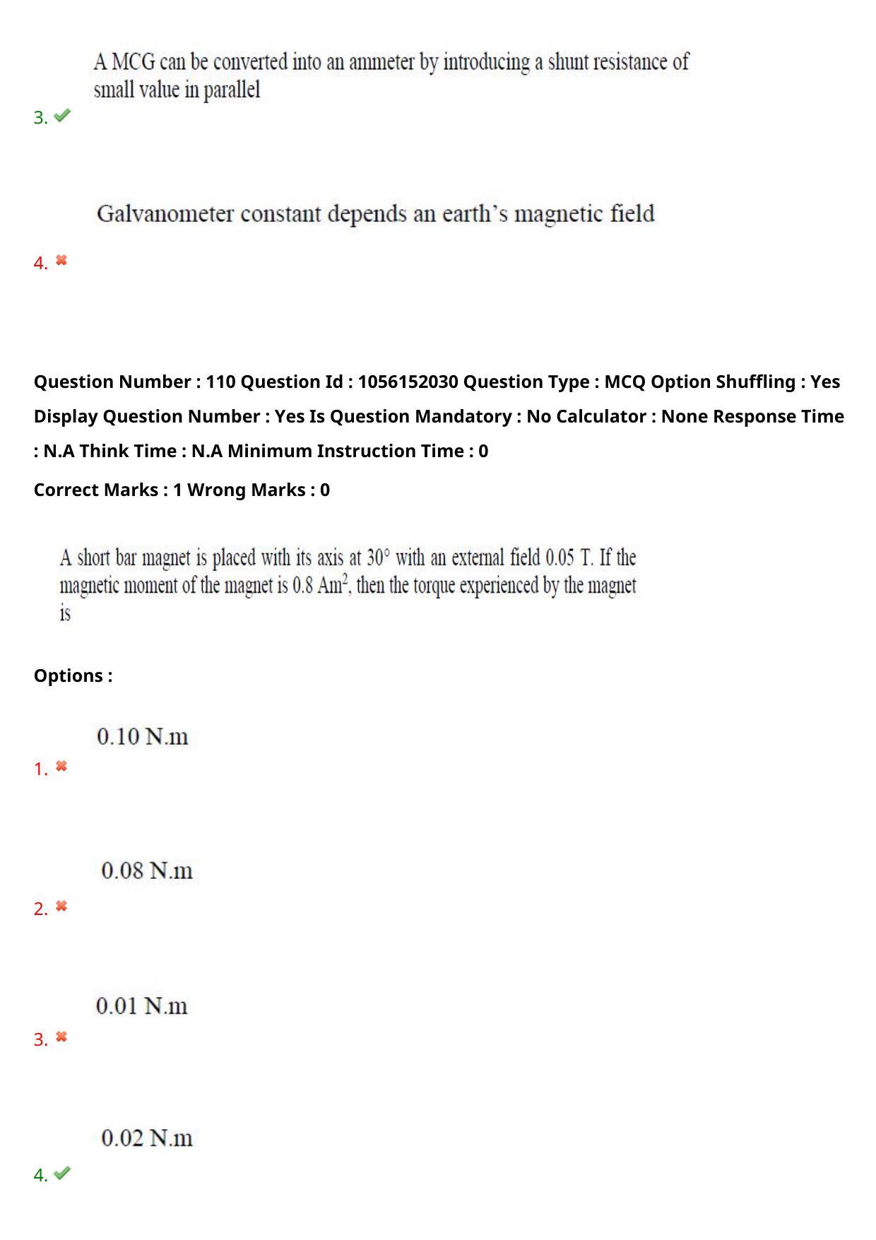 TS EAMCET 2022 Agriculture and Medical  Question Paper with Key (31 July 2022 Forenoon (English )) - Page 95