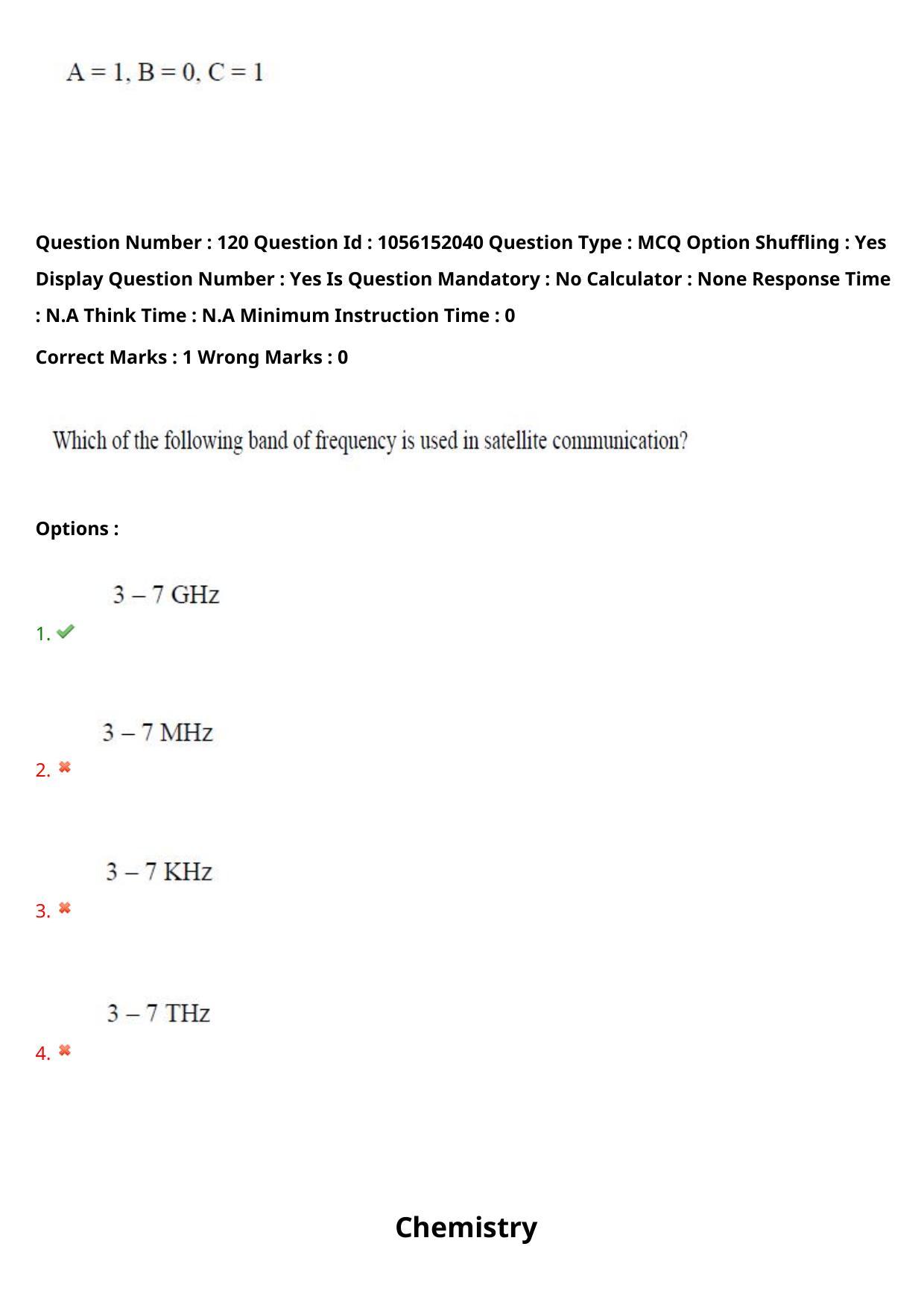 TS EAMCET 2022 Agriculture and Medical  Question Paper with Key (31 July 2022 Forenoon (English )) - Page 104