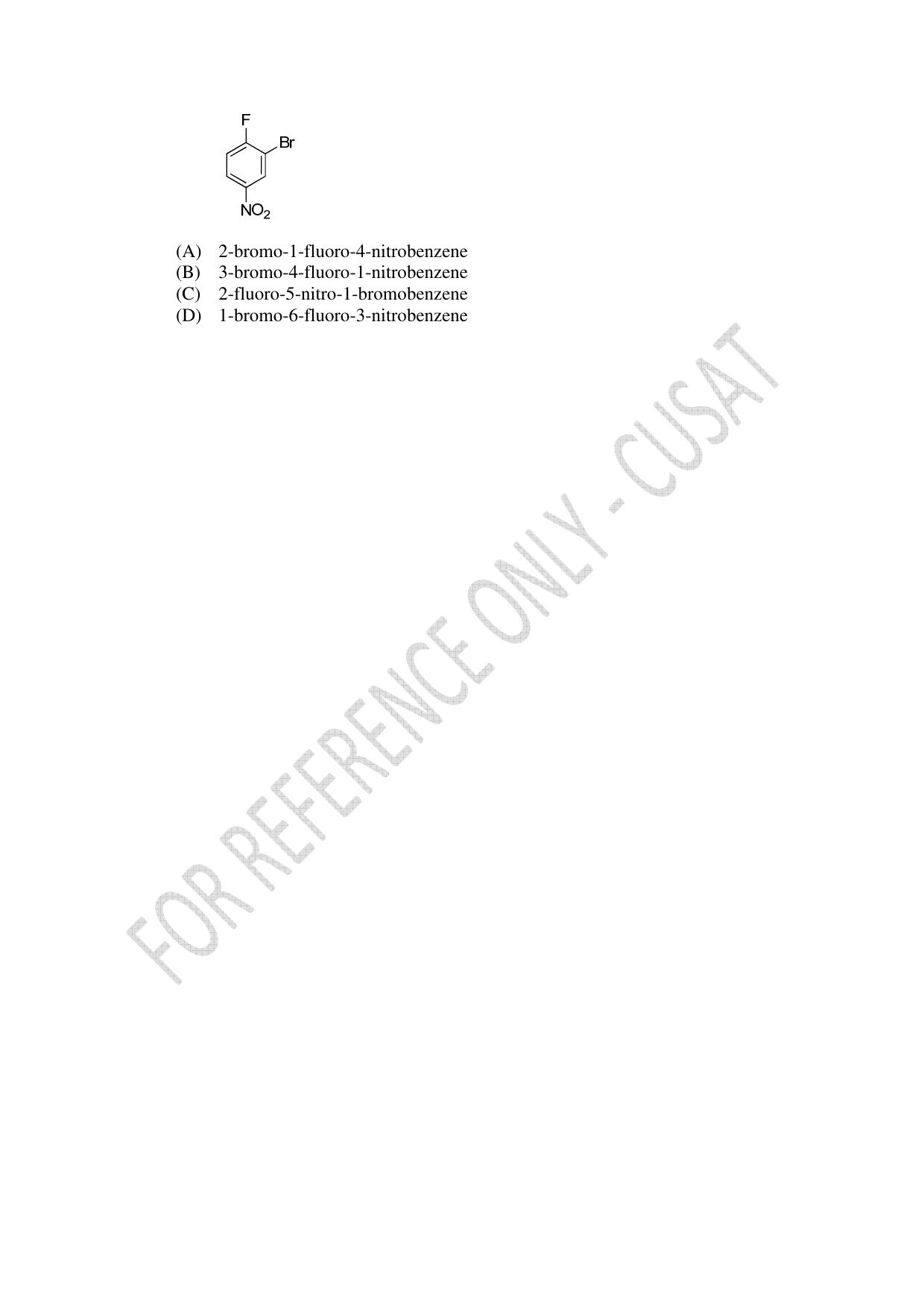 CUSAT CAT 2022 Test in Physics Chemistry and Biology for Five year Integrated MSc Question Paper - Page 15